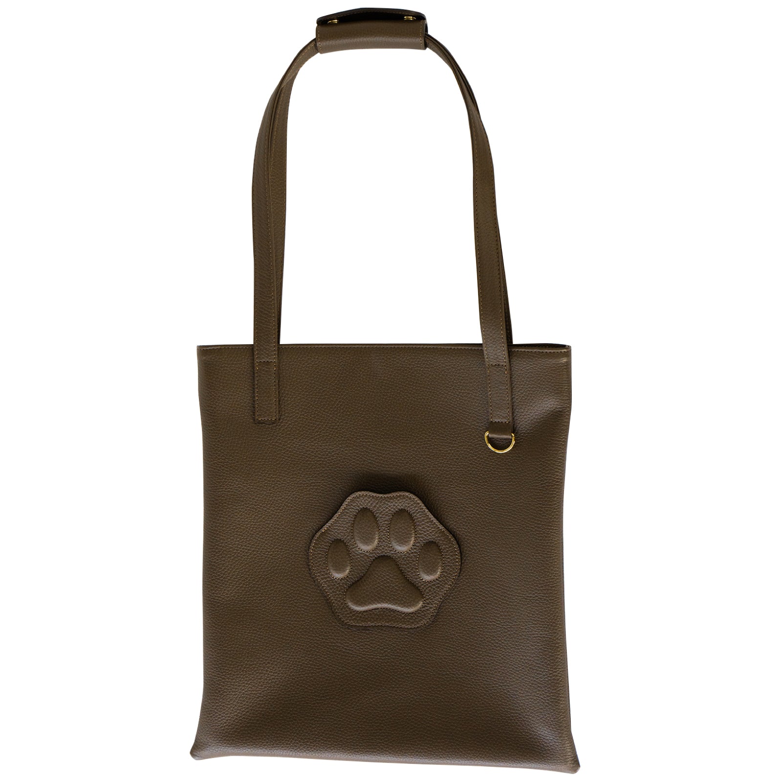 A4 Tote Bag PAW Cuir Mache / Chocolate