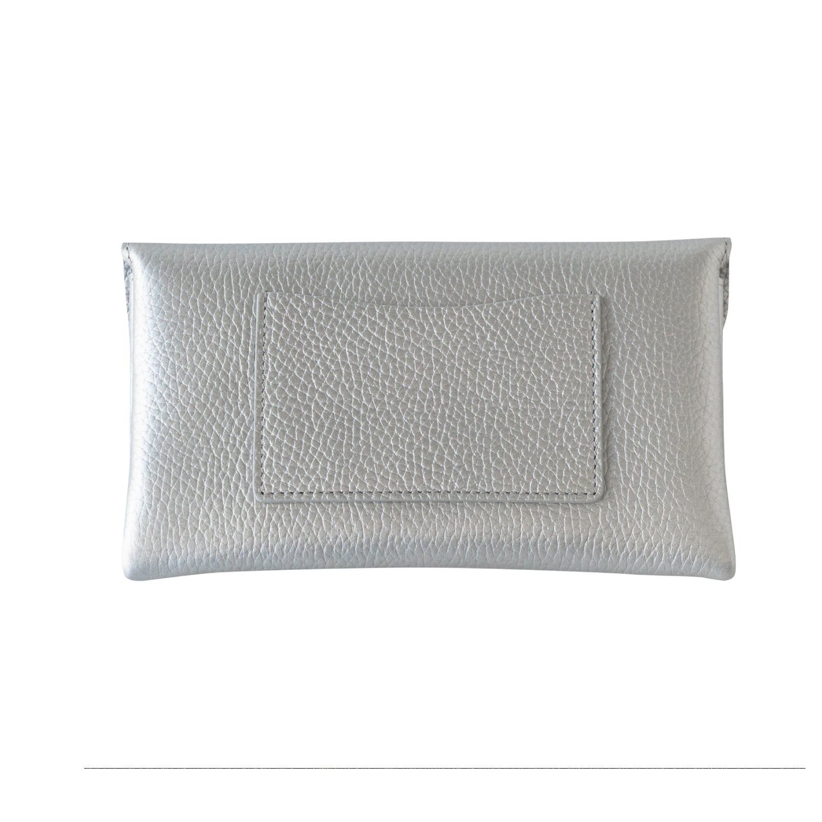 Flap Wallet Frunja Long Cuir Mache / Silver