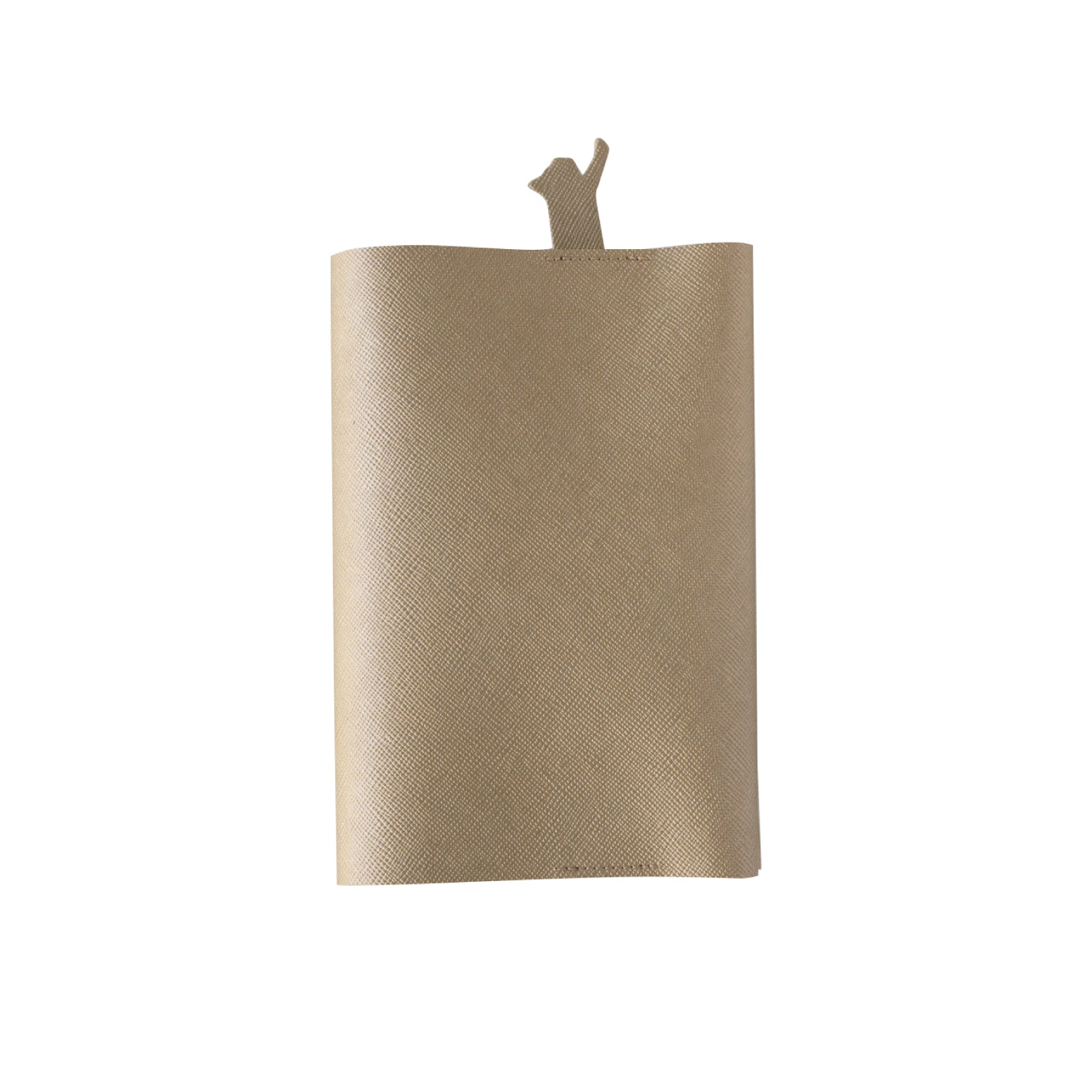 CAT Book Cover Cuir Saffian / Sparkling Taupe