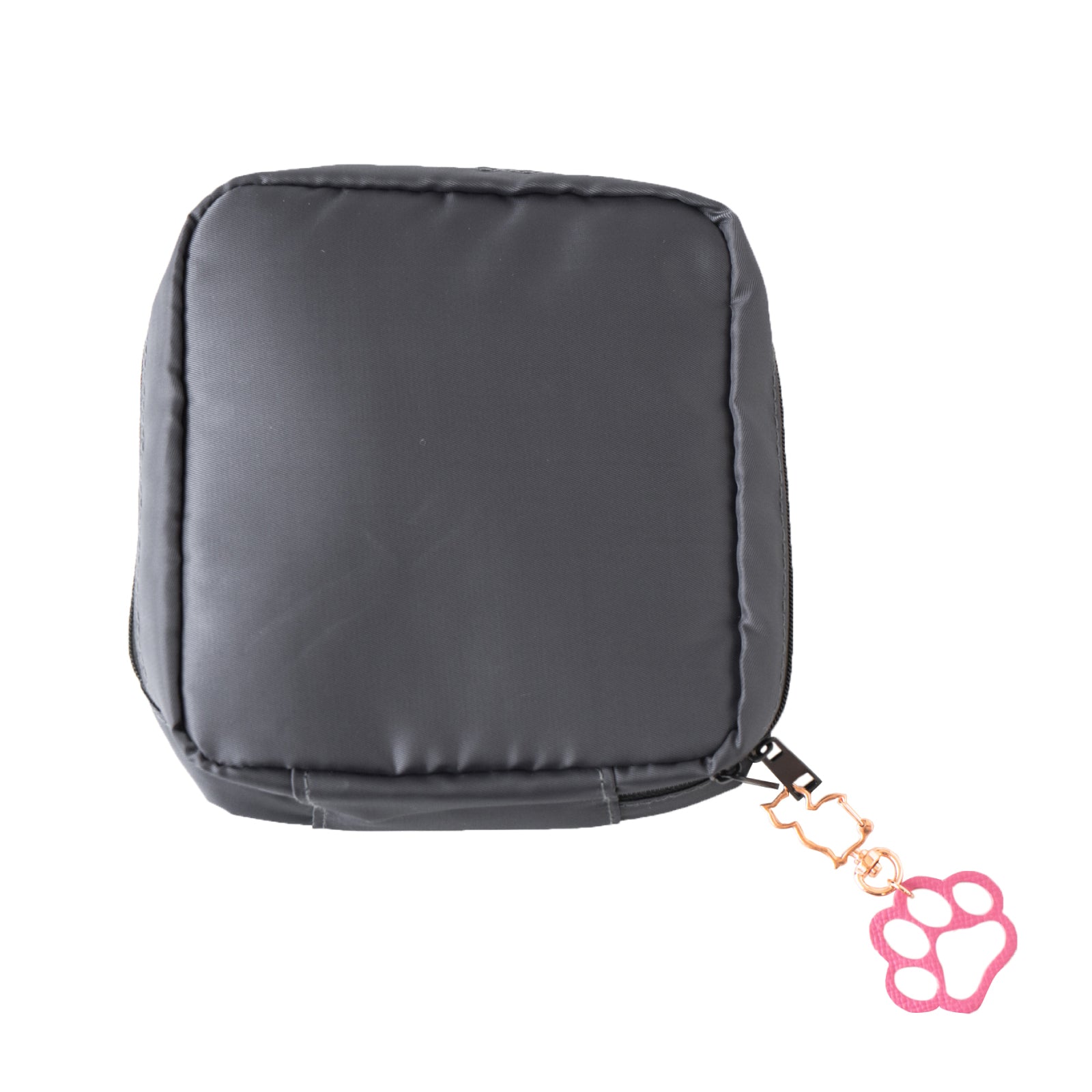 【7/11(金)〜7/13(日) 3日間限定販売】保護猫チャリティー ロゴスクエアポーチ / チャコール