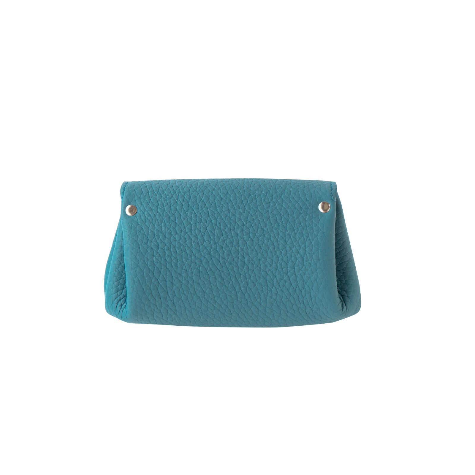 CAT Shell Pouch in Taurillon Clemence / Blue Jean