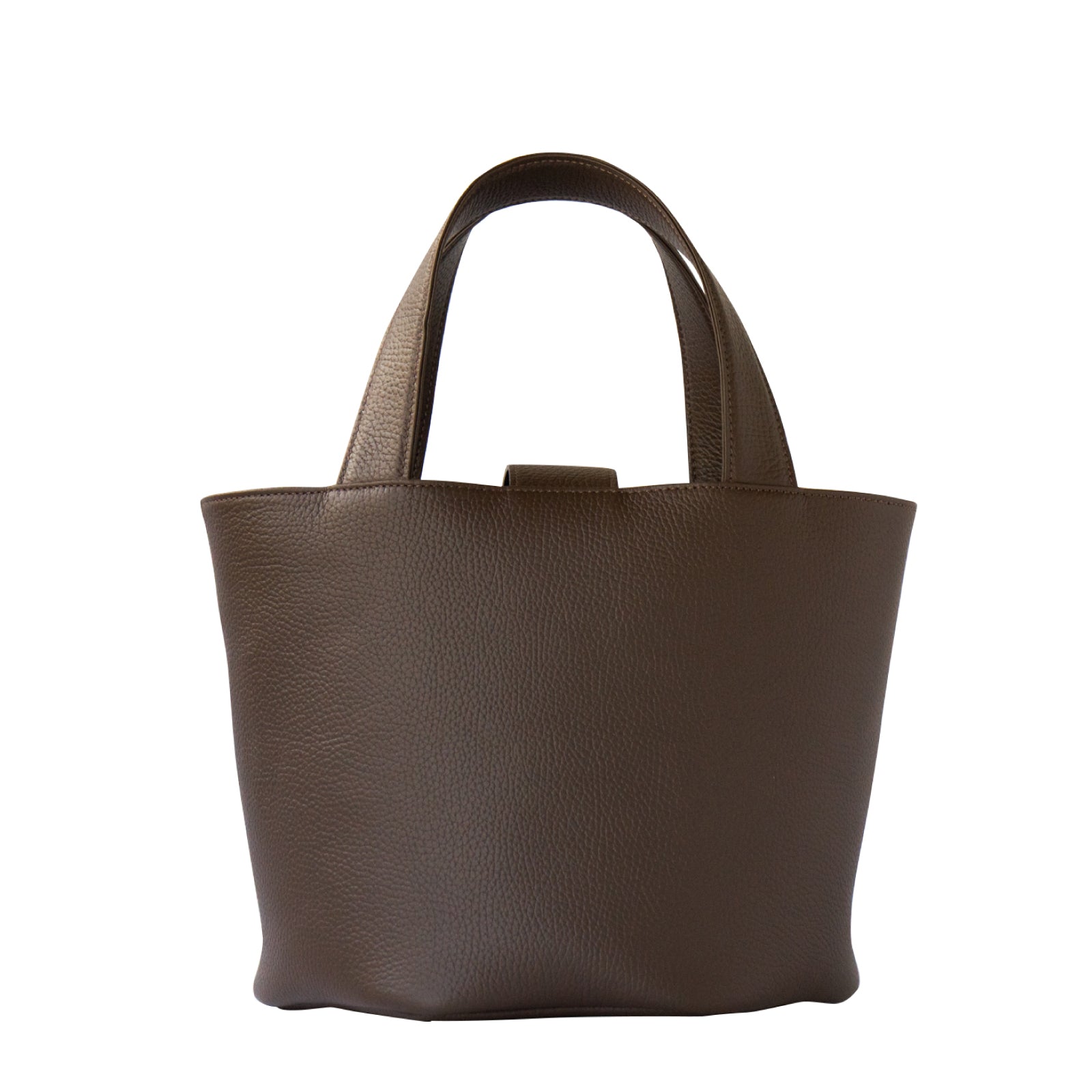 PAW Cuir Mache Bucket Bag in Chocolate