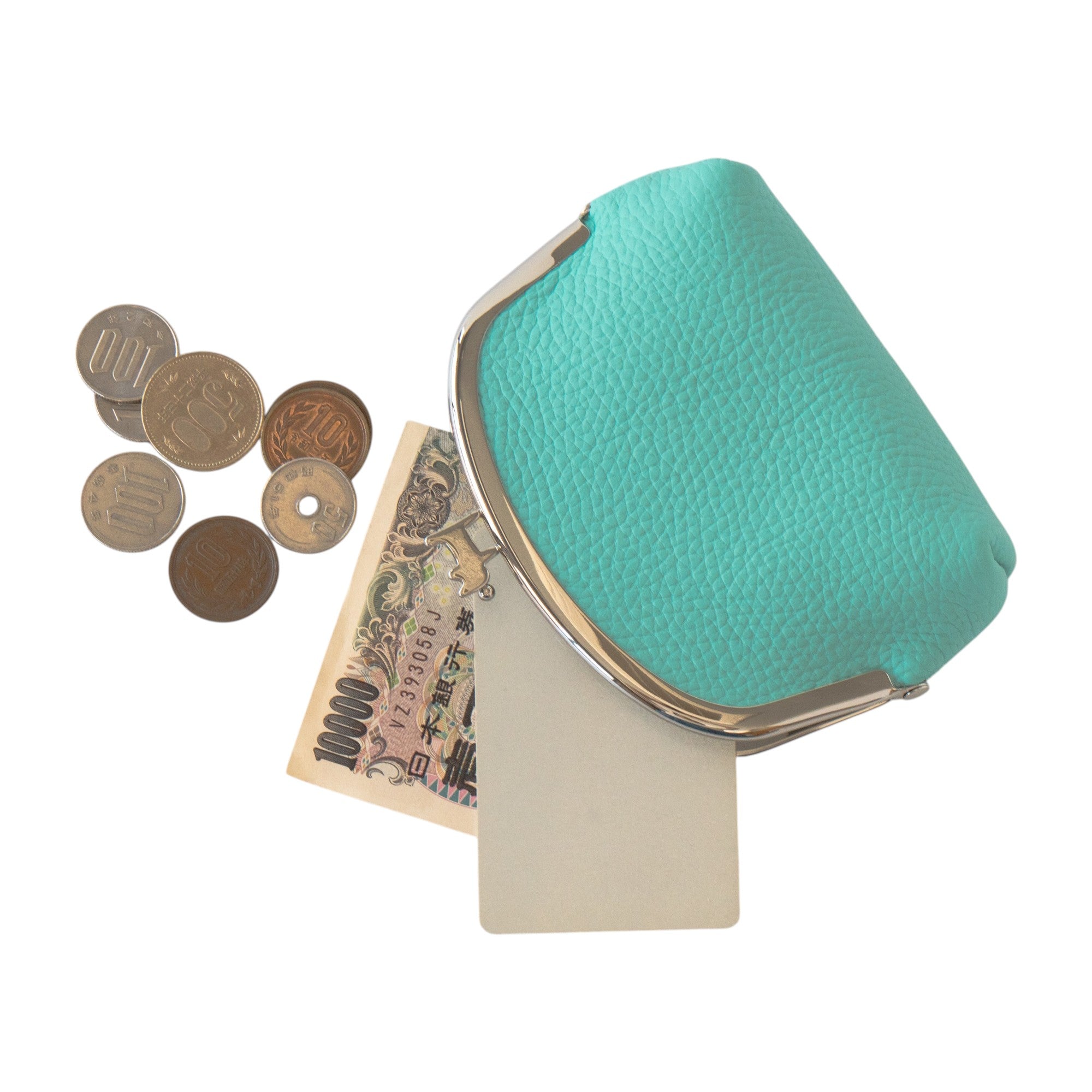 【期間限定:4/24(金)22:00〜26(日)】【受注生産】にゃまぐちポーチ キュイール・マッシュ / ブルードラジェ