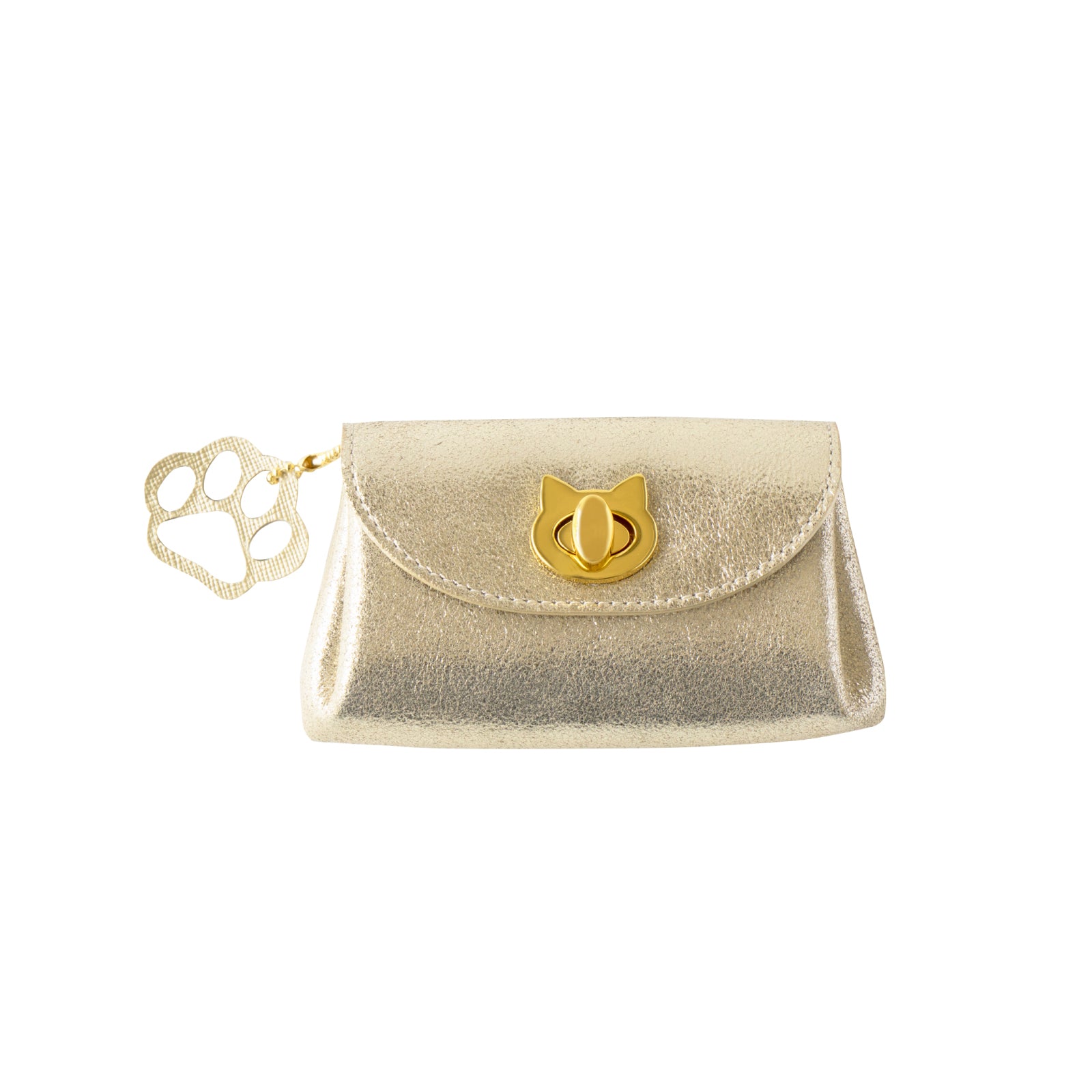 Sparkling Shell Pouch CAT / Gold