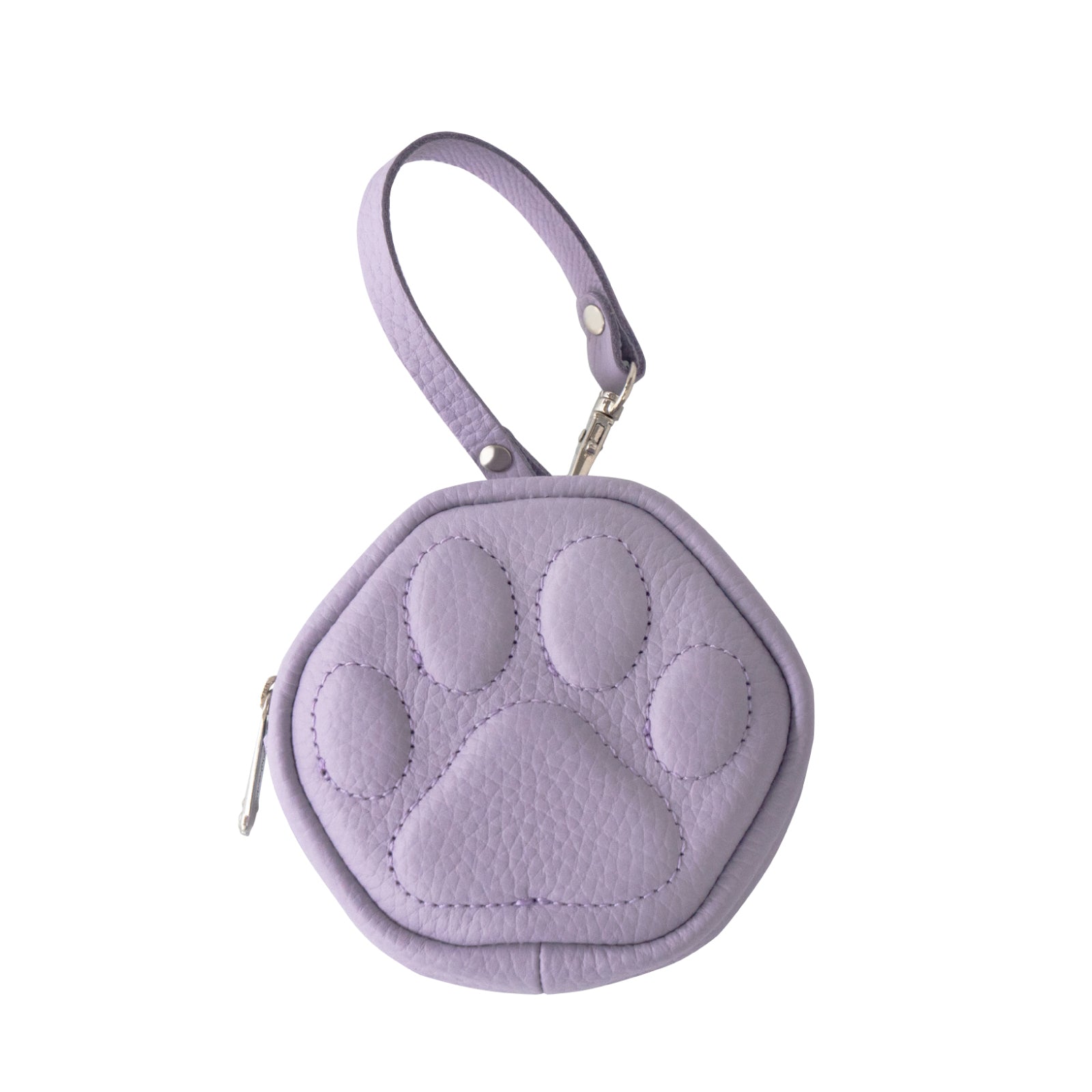 PAWチャームポーチ キュイール マッシュ / ラベンダー