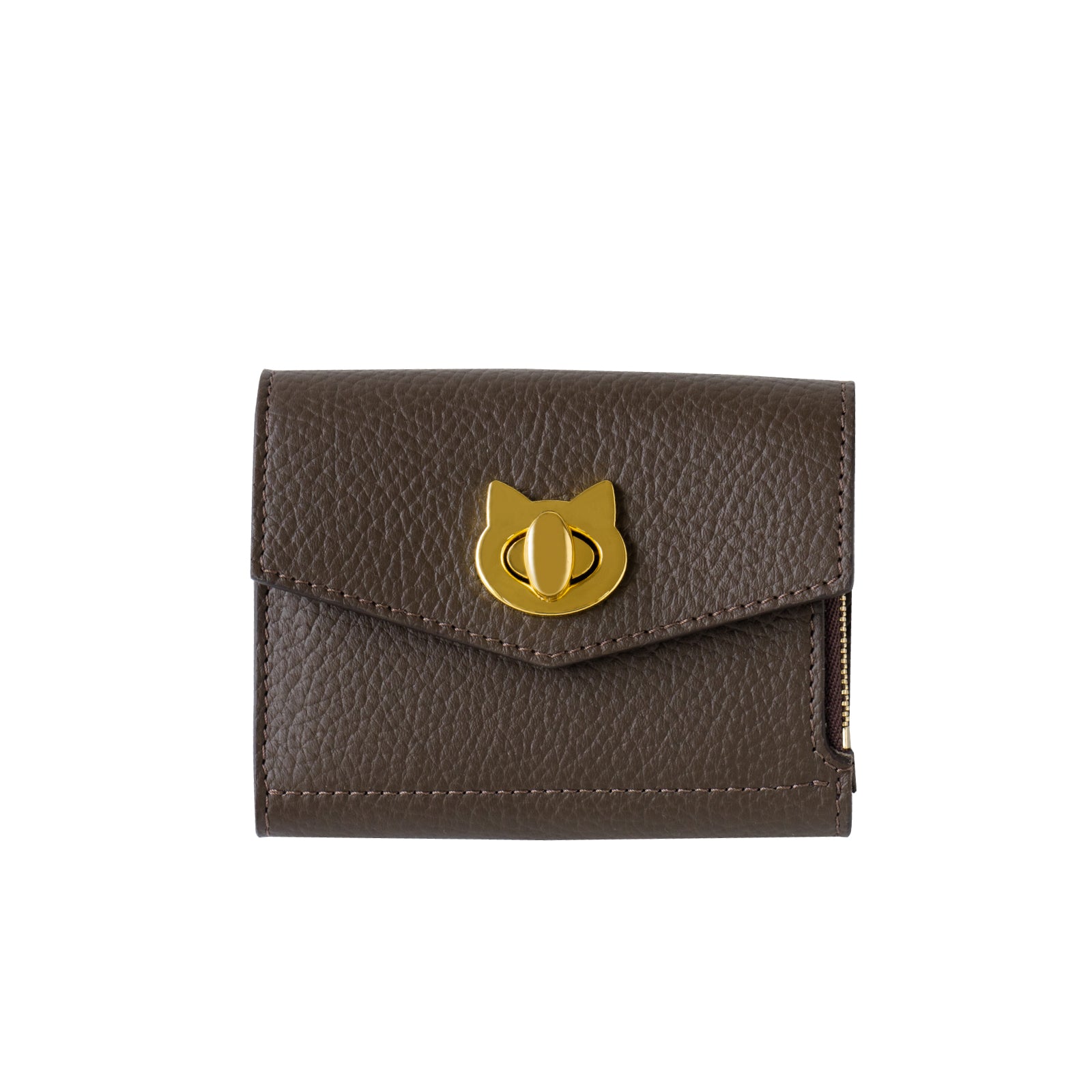 Handy Wallet Nyapera Grande Cuir Mache / Chocolate