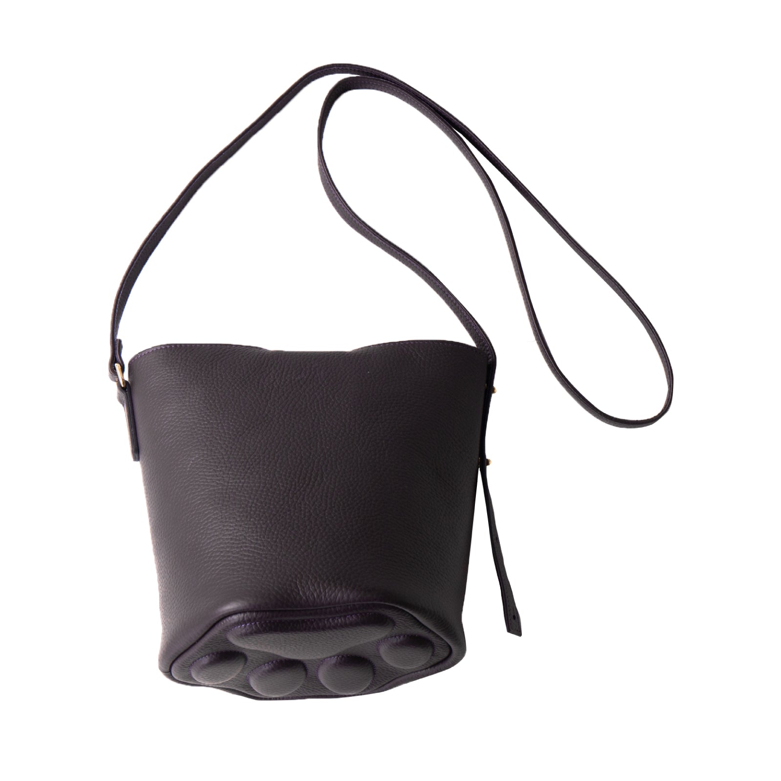 Shoulder bag PAW (Paw) Cuir-Mache / Raisin