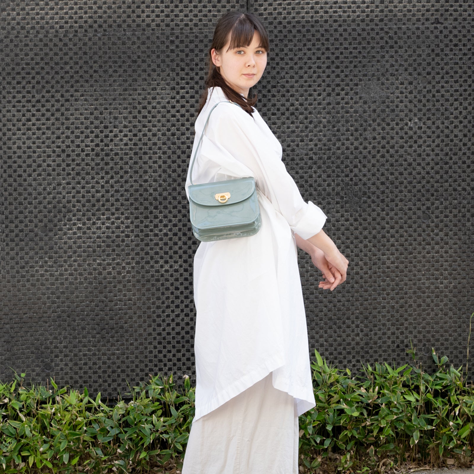 【おつとめ品セール】ドゥポシェ エミュールレザー / セージ