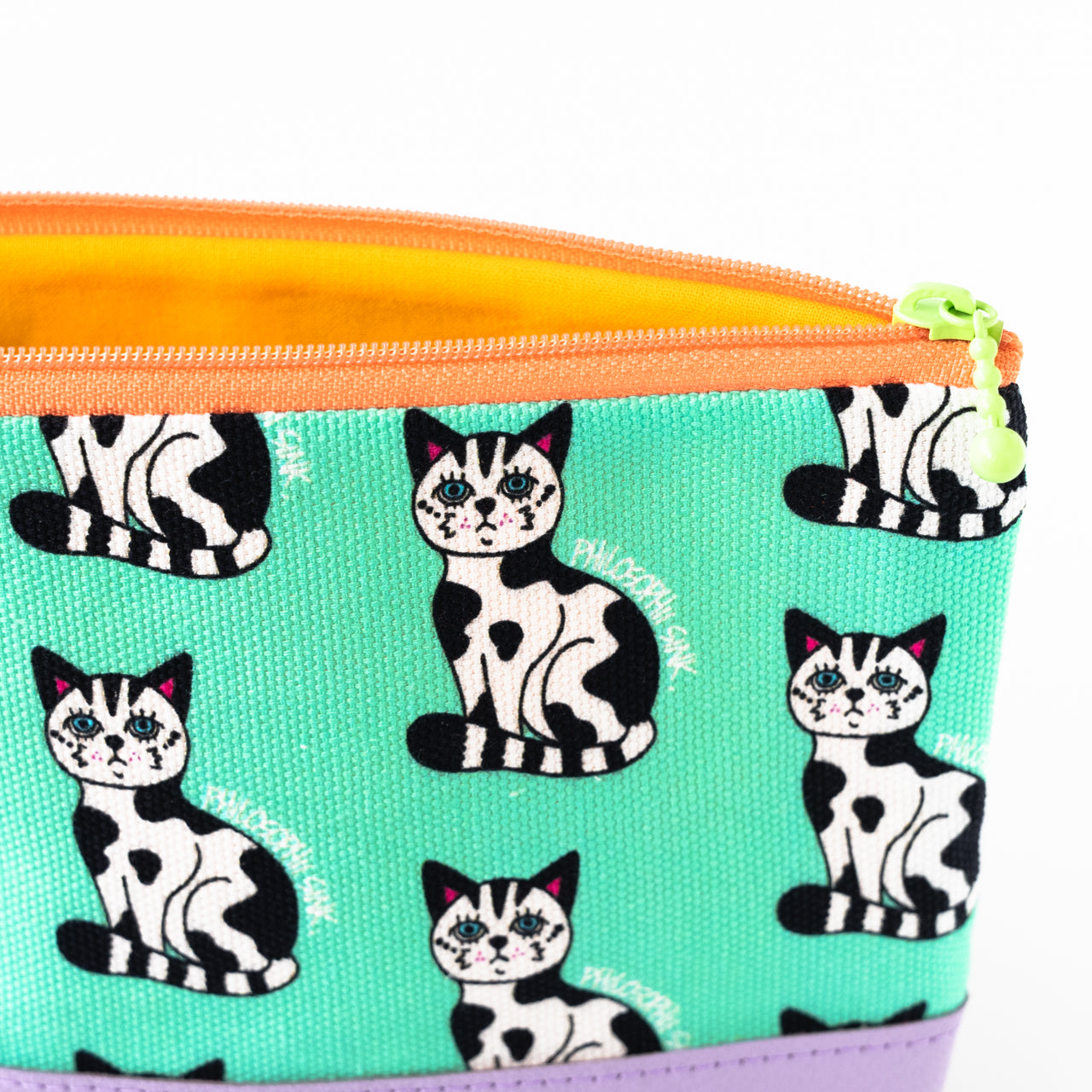 SINK. x Philosophii collaboration Ushineko pouch (with gusset)