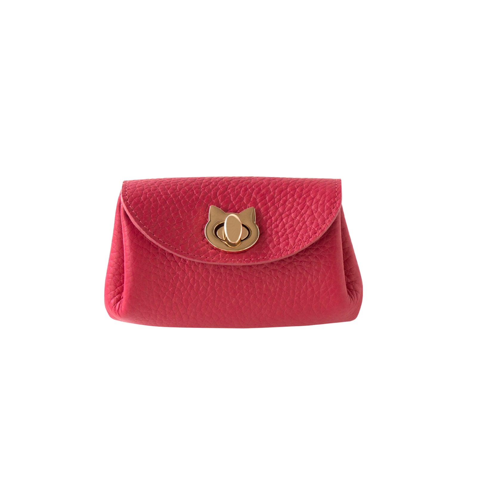 Shell pouch CAT Taurillon Clemence / Rose Mexico