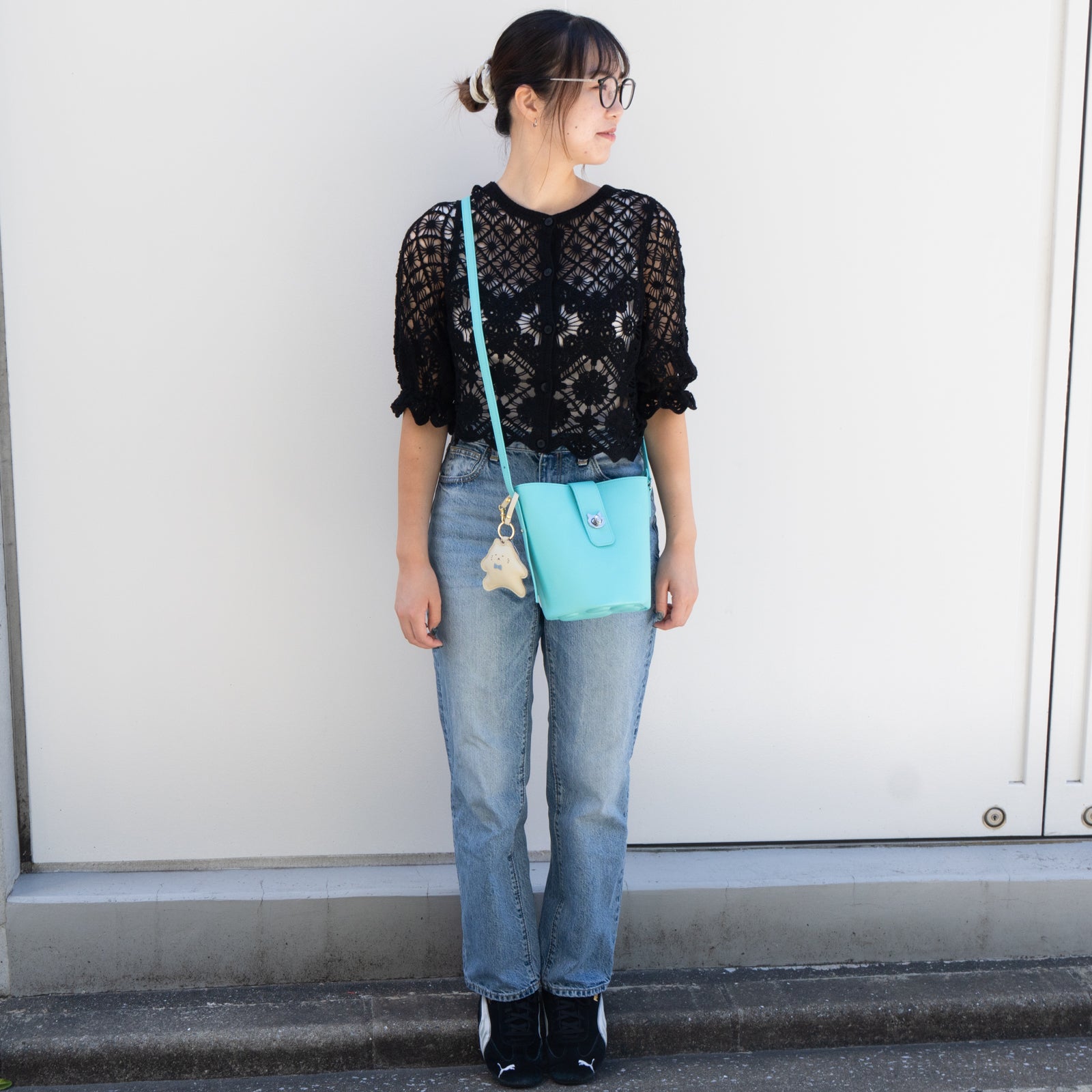 【期間限定:4/24(金)22:00〜26(日)】【受注生産】 ショルダーバッグ PAW (パウ) キュイール・マッシュ / ブルードラジェ