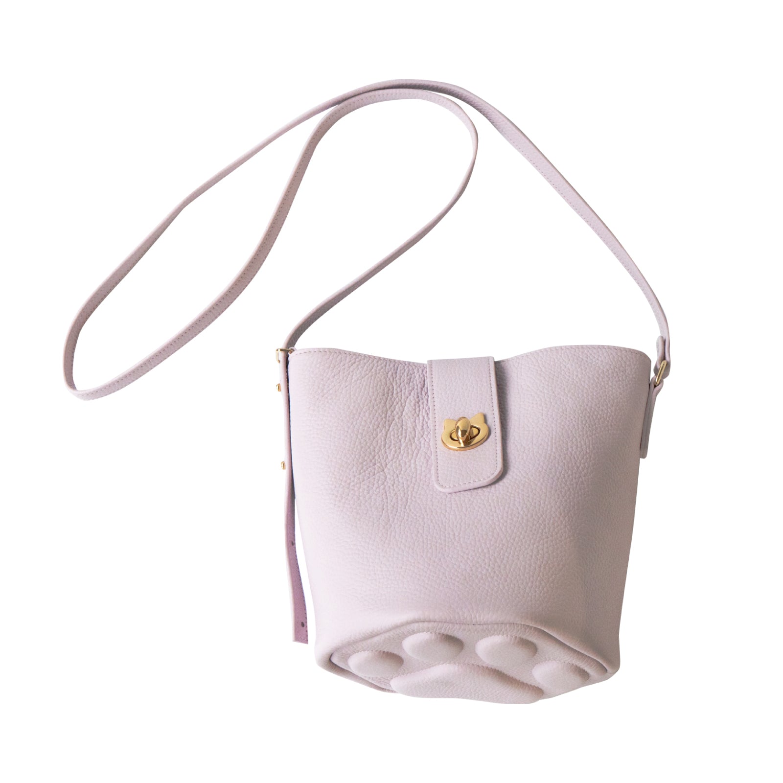 【3/20(金)20:00~ 数量限定】【さくらねこの日特別SET】ショルダーバッグ PAW (パウ) さくらねこチャームSET / モーヴシルヴェスティン