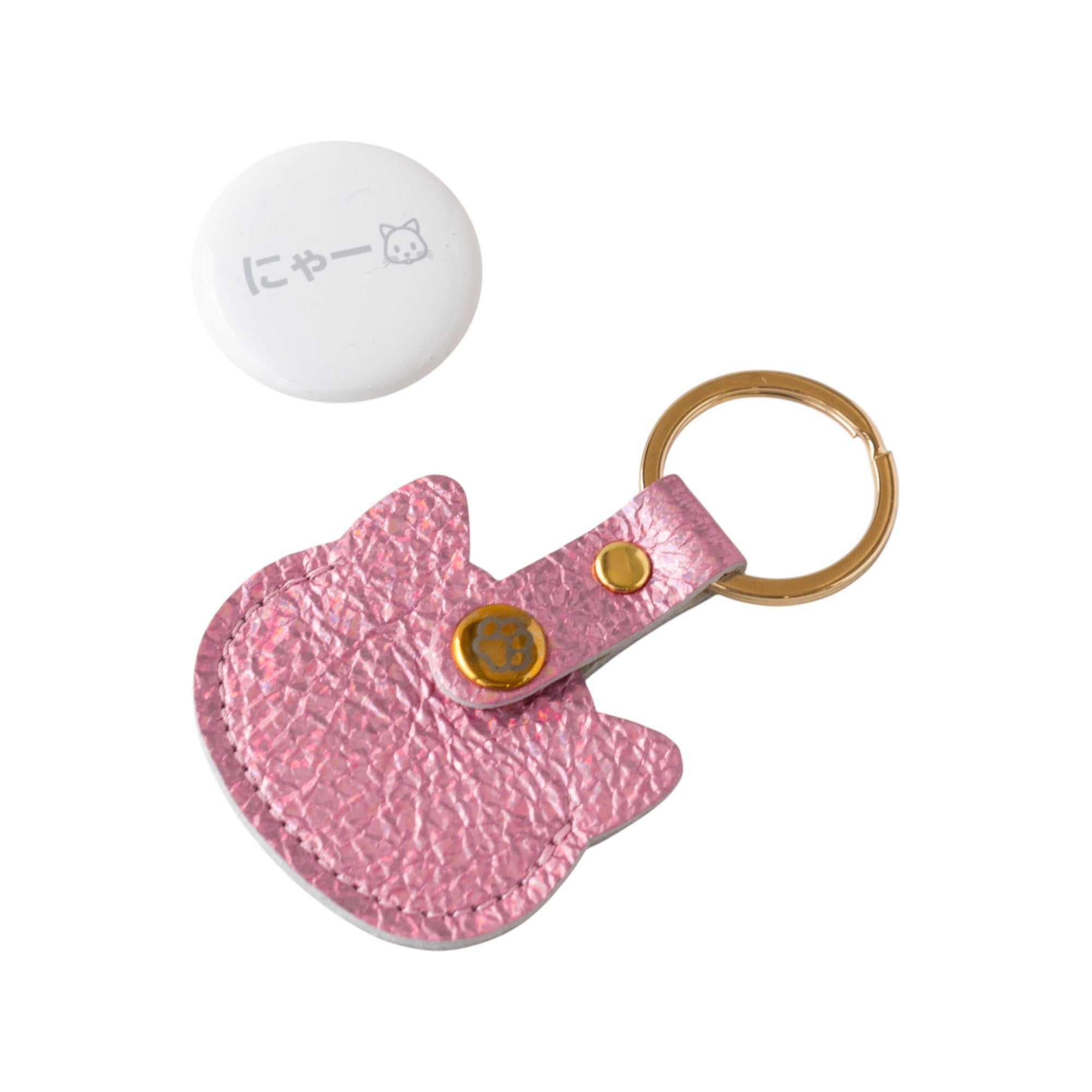 500円玉ホルニャー プリズムレザー / オーロラローズ
