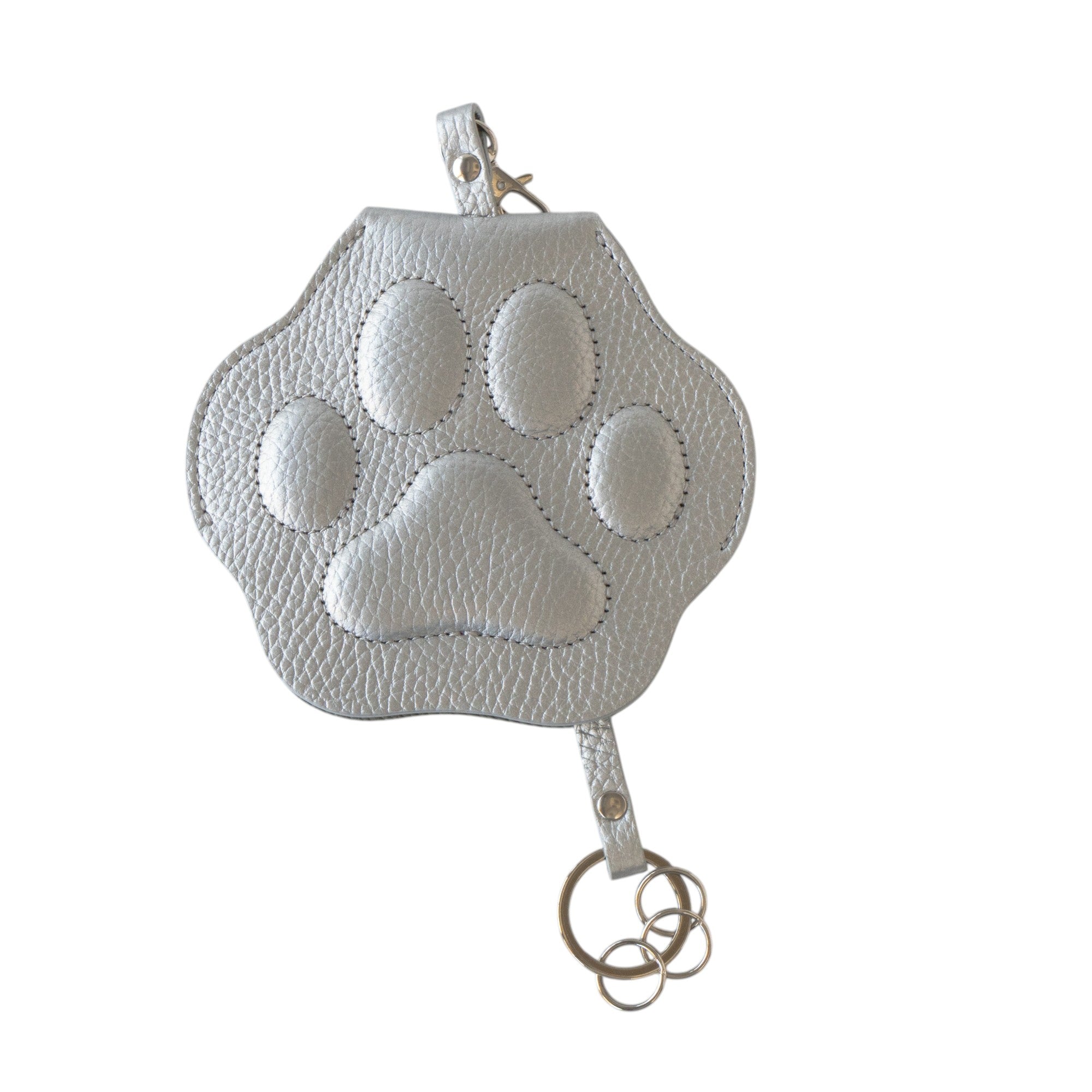 PAW Pass Case Crochette Cuir Mach / Silver