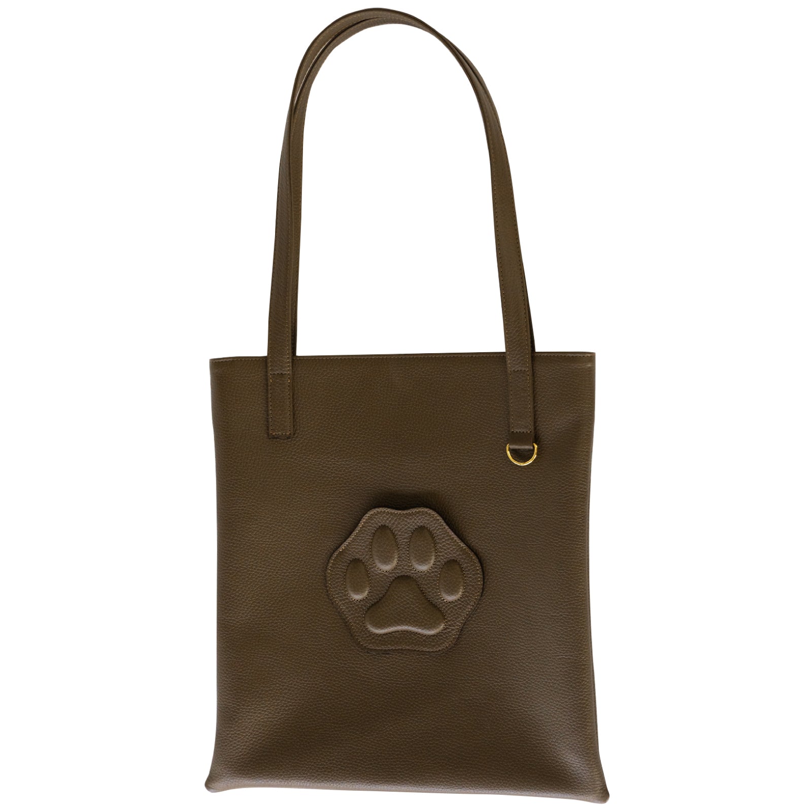 A4 Tote Bag PAW Cuir Mache / Chocolate