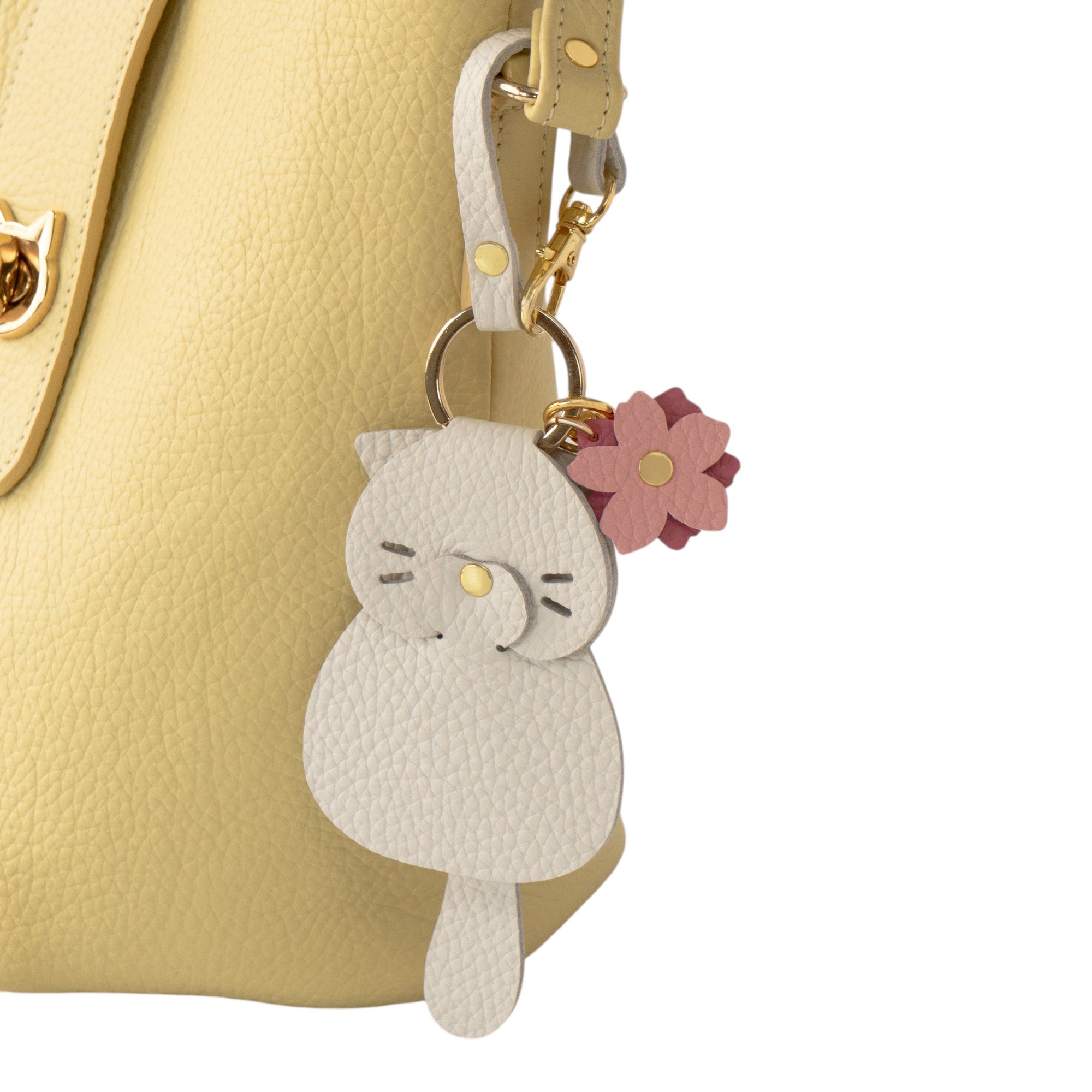 【3/20(金)20:00~ 数量限定】【さくらねこの日特別SET】ショルダーバッグ PAW (パウ) さくらねこチャームSET / ジョーヌプッサン