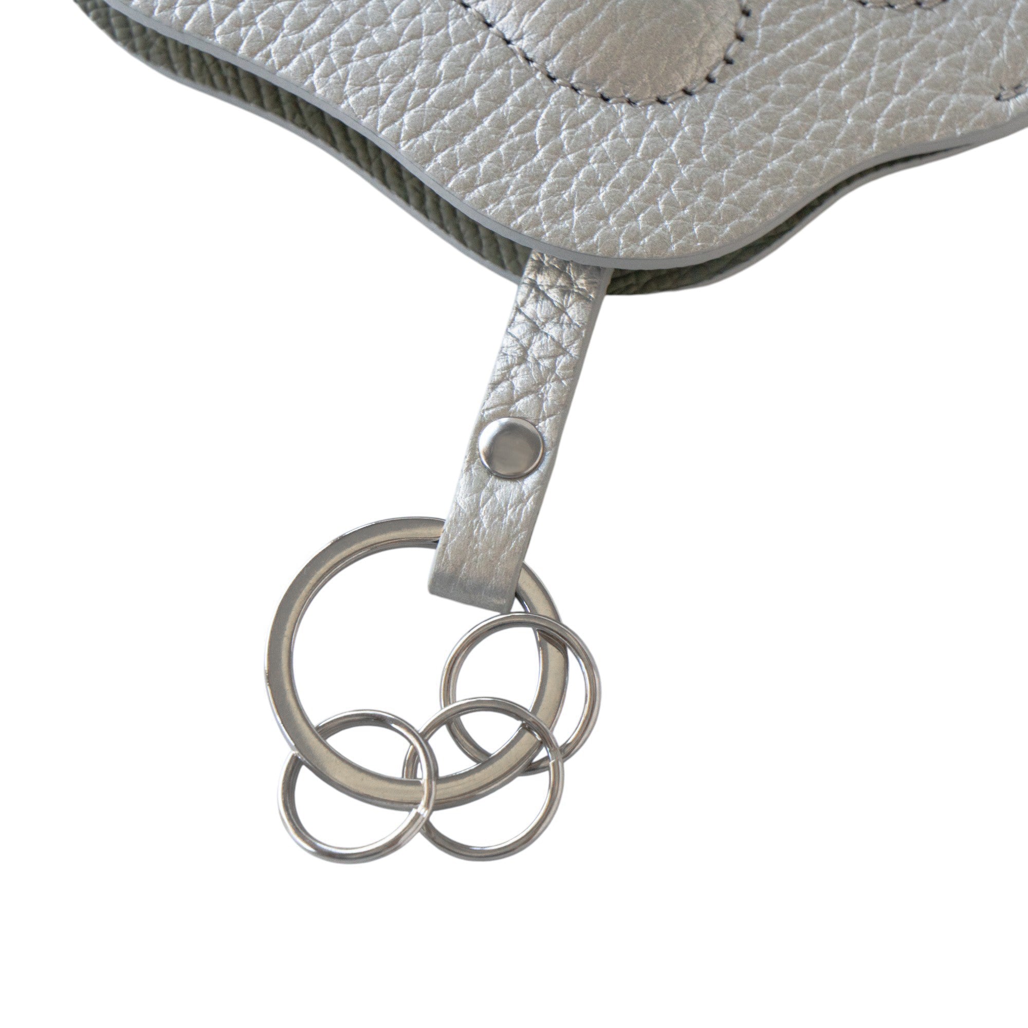 PAW Pass Case Crochette Cuir Mach / Silver