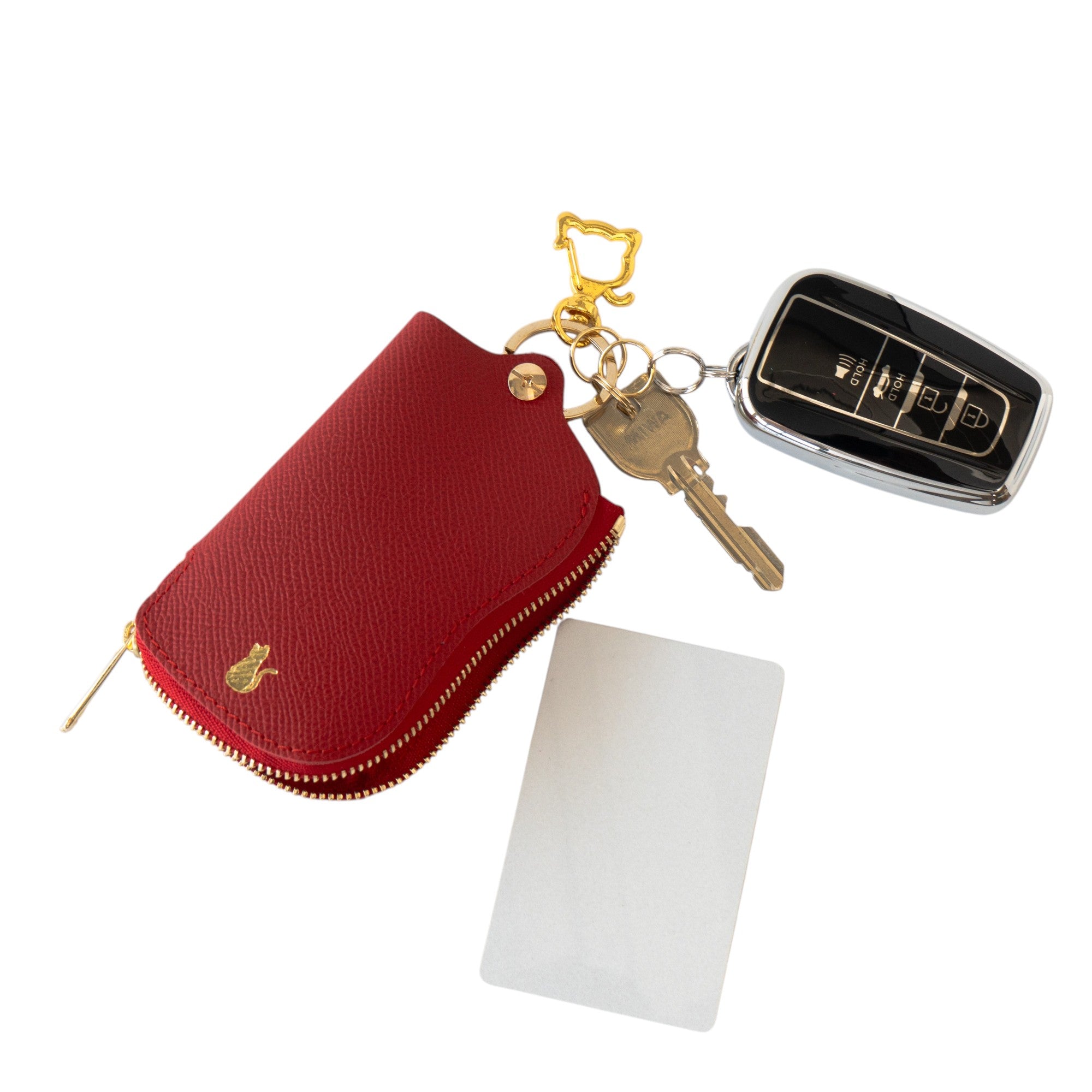 Smart Key Case, Veau Epsom / Rouge