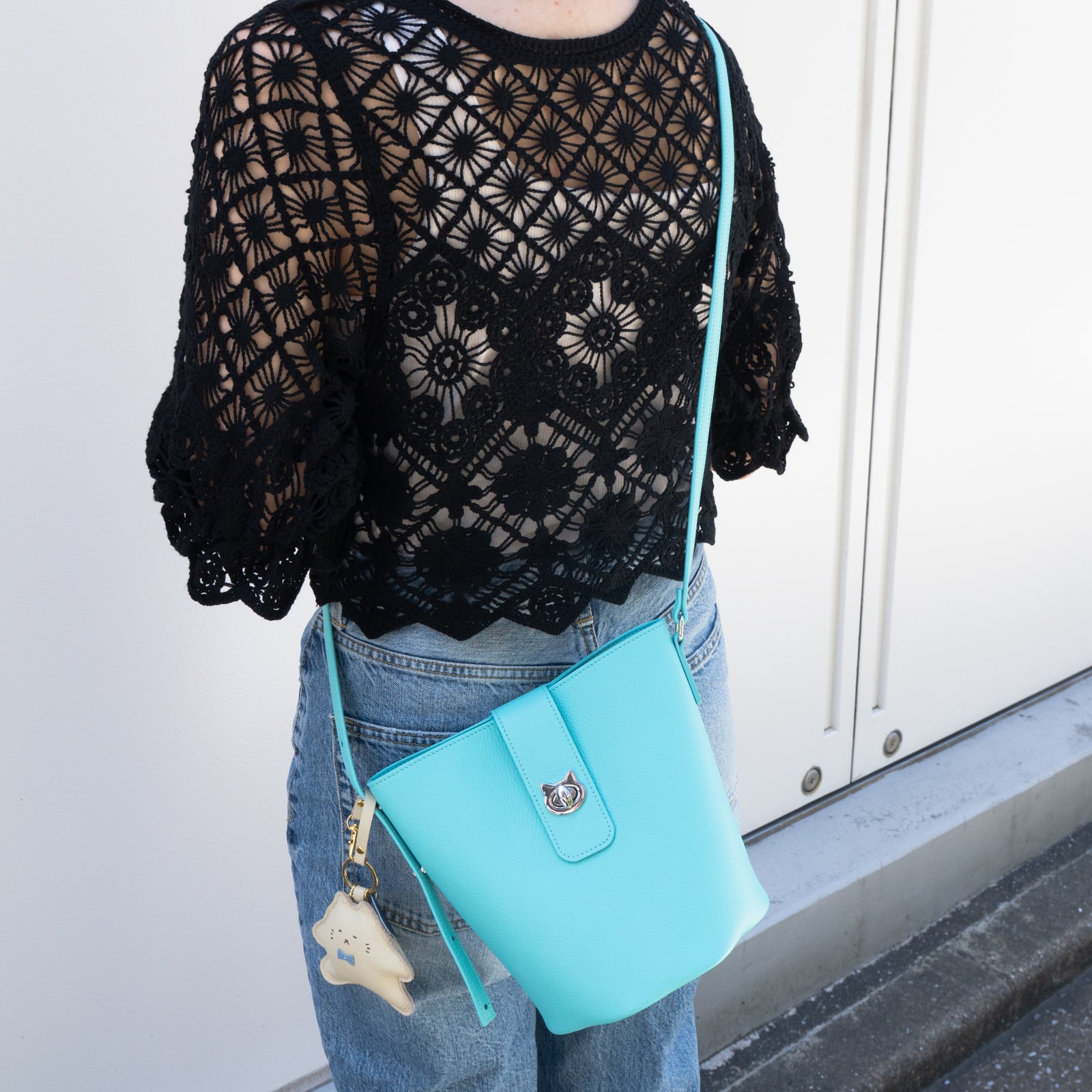 【期間限定:4/24(金)22:00〜26(日)】【受注生産】 ショルダーバッグ PAW (パウ) キュイール・マッシュ / ブルードラジェ