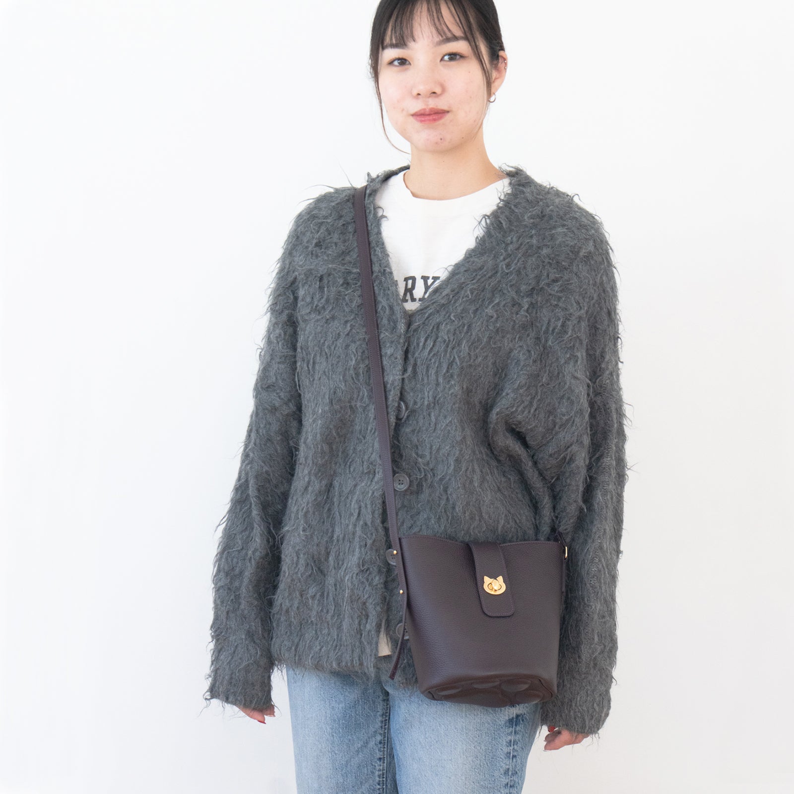 【9/7(日)22:00~ 26時間限定販売】【数量限定】ショルダーバッグ PAW (パウ) キュイール・マッシュ / レザン