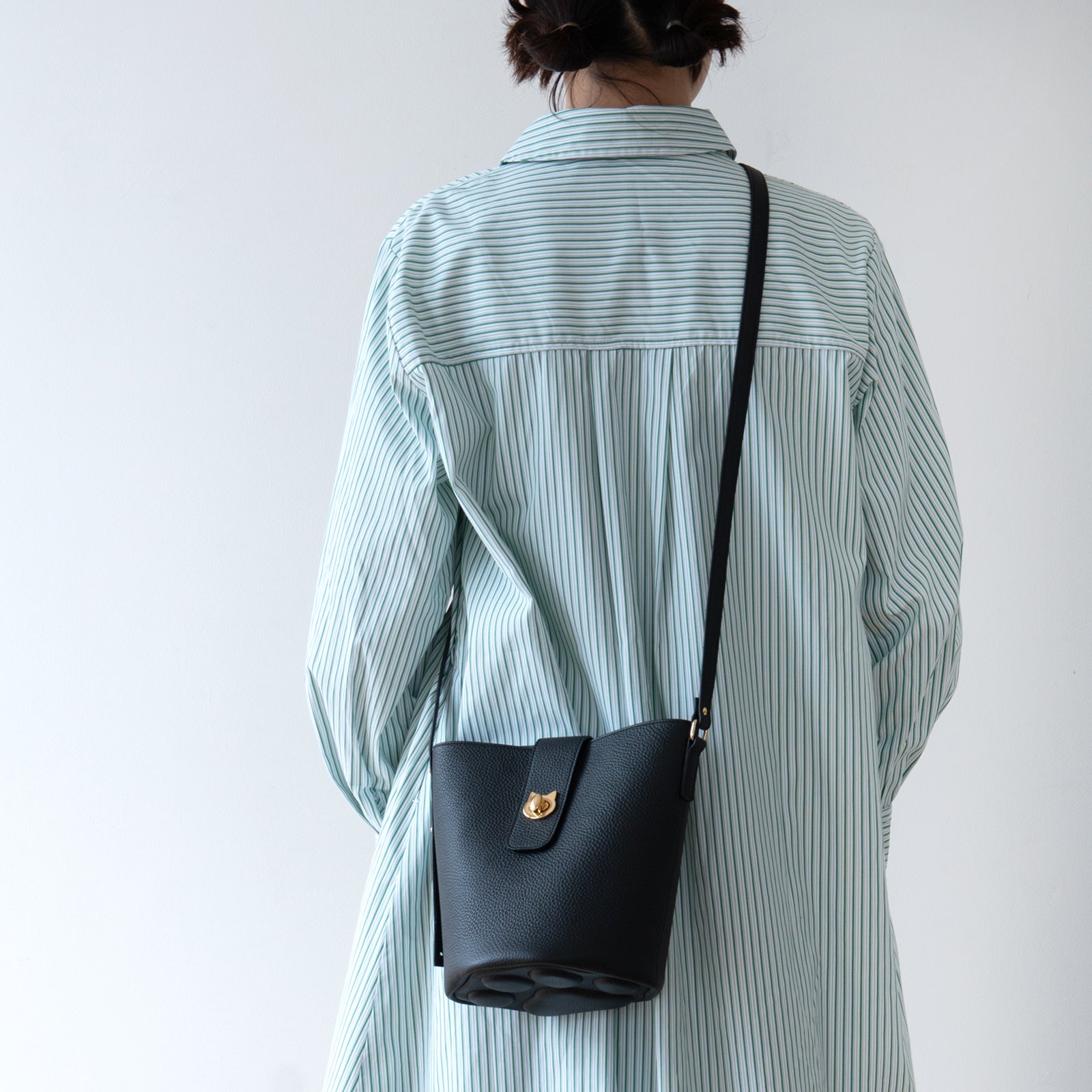Limited-time offer: August 21st (Thu) 10:00 PM - 26 hours only. Limited-time offer: PAW Cuir Mache Shoulder Bag in Black (Choose your hardware).