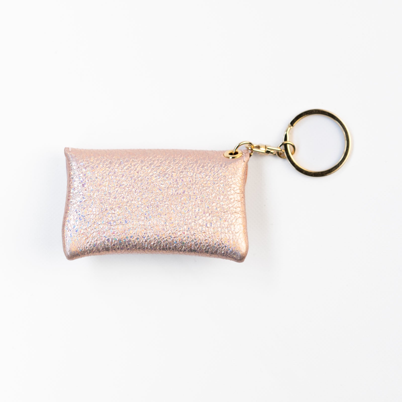 Soft leather flap minimini key ring prism leather