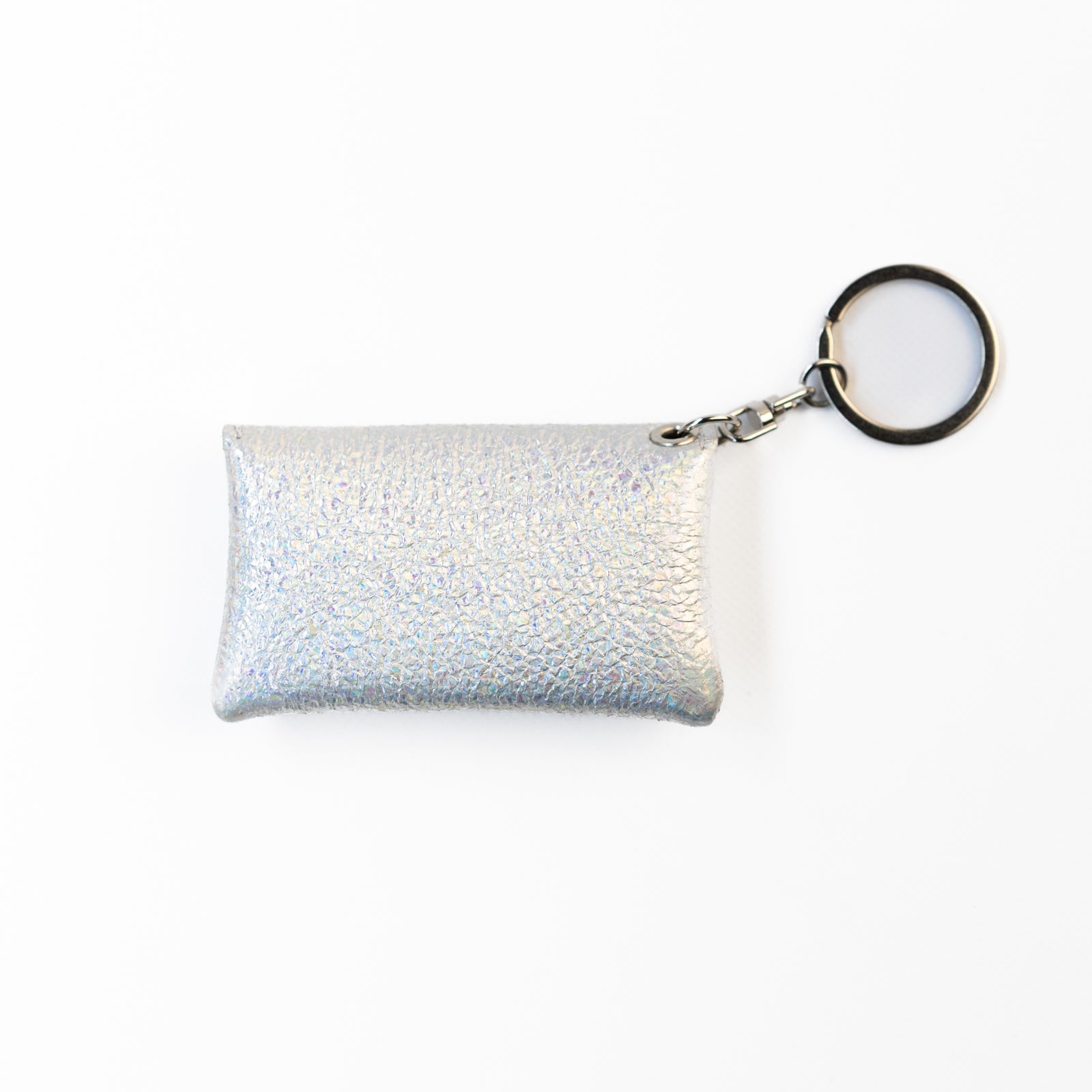 Soft leather flap minimini key ring prism leather