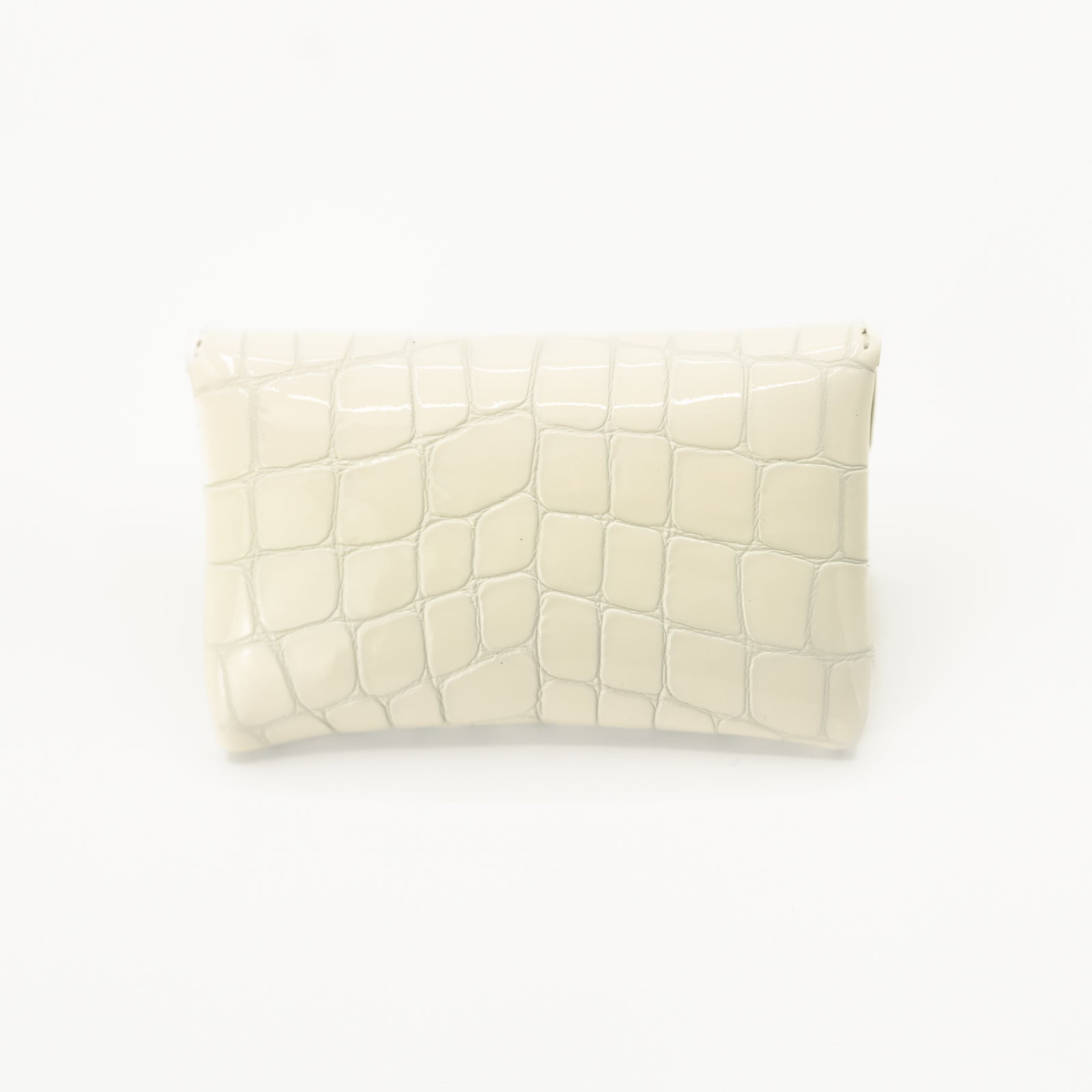 Leather flap mini wallet / Cromel