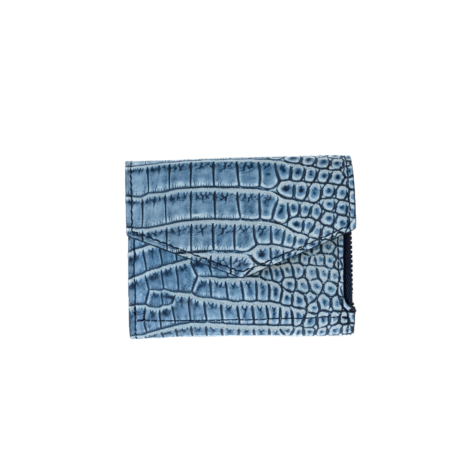 【おつとめ品セール】ハンディウォレット・オペラ ヌバッククロコダイルxクリーム