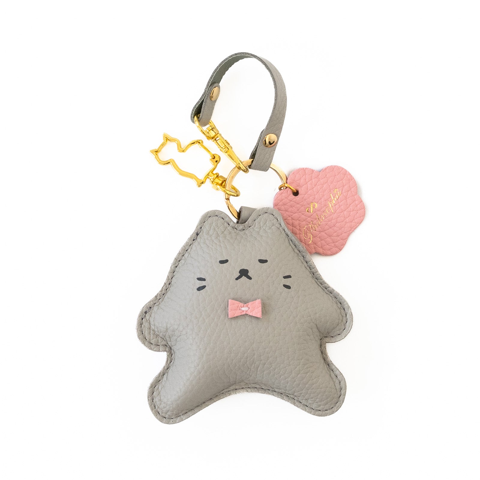 【12/7(日)22:00~ 26時間限定販売】にゃんぺんチャーム / ぐれあ (ライトグレー)