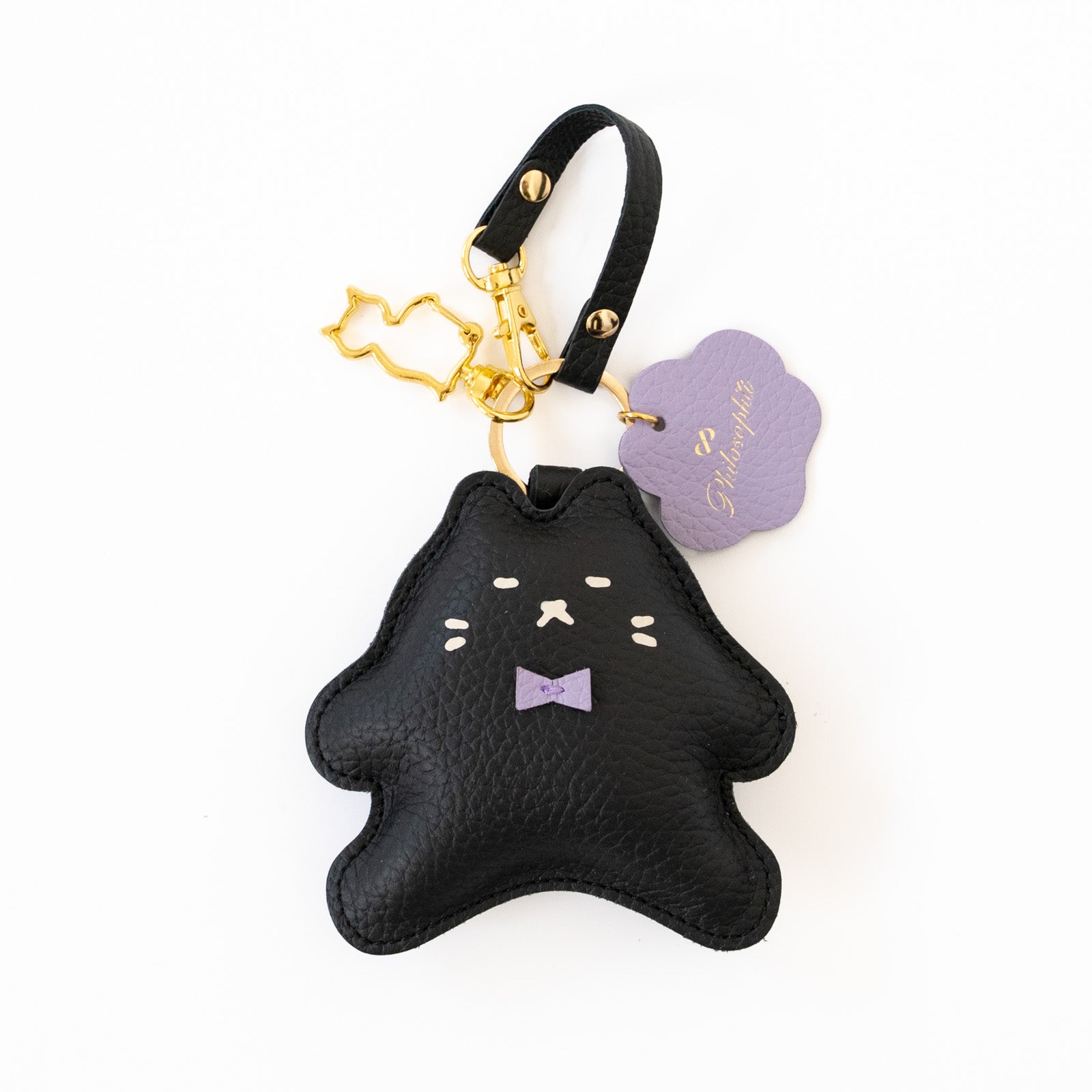 【12/7(日)22:00~ 26時間限定販売】にゃんぺんチャーム / くろめる (ブラック)