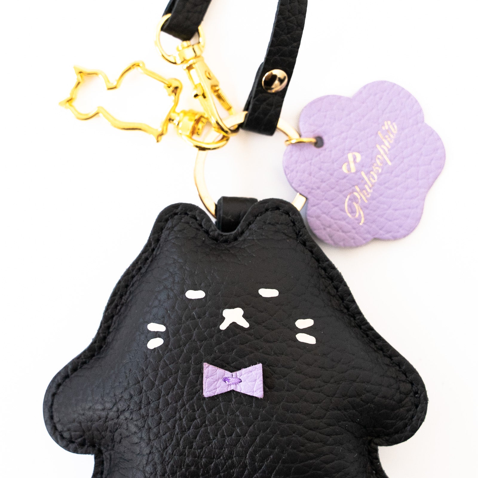 【12/7(日)22:00~ 26時間限定販売】にゃんぺんチャーム / くろめる (ブラック)