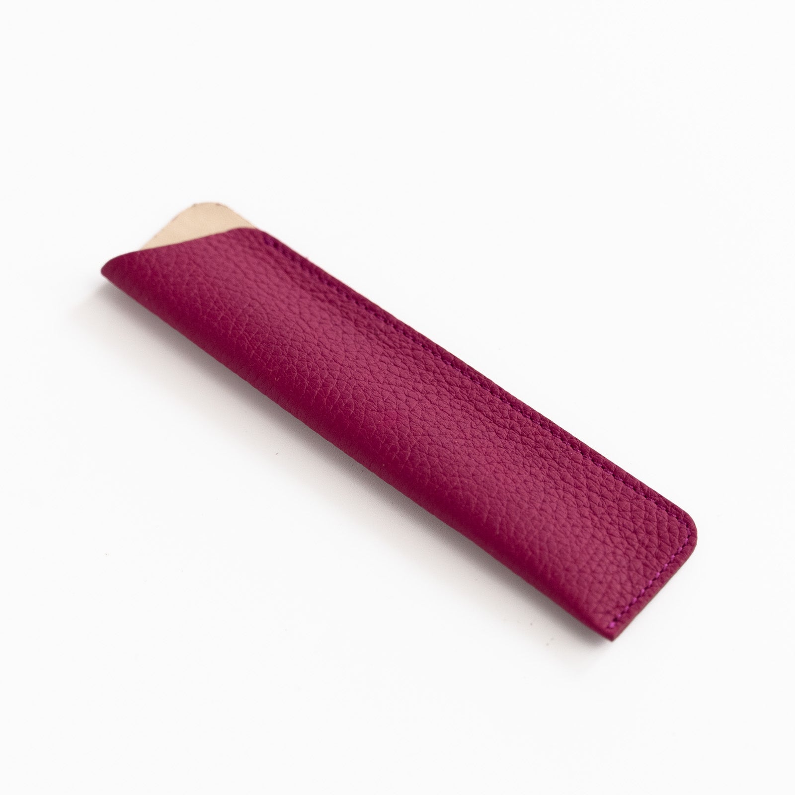 【おつとめ品セール】ミニマルなペンケース トリヨンクレマンス/ローズパープル