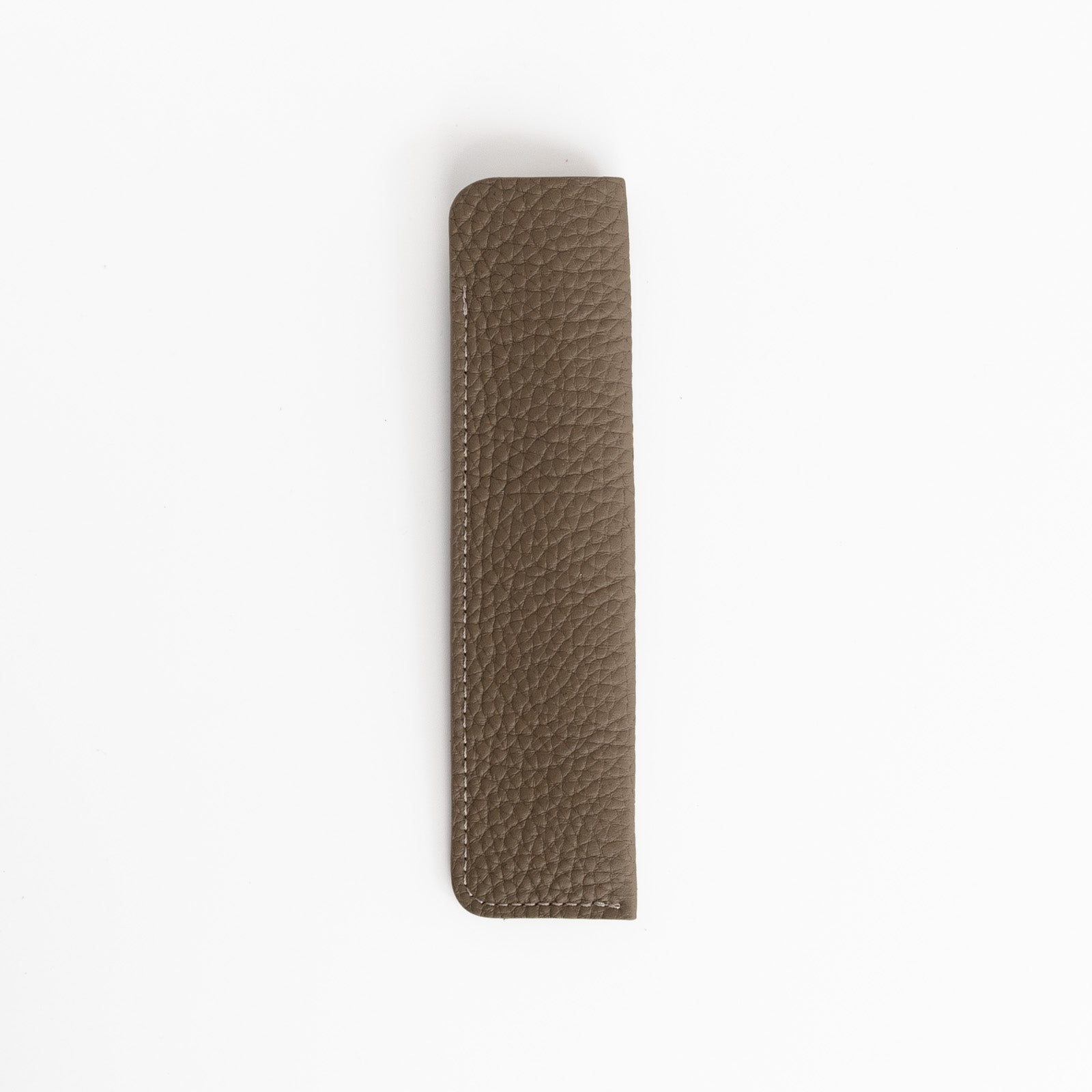 【おつとめ品セール】ミニマルなペンケース トリヨンクレマンス/エトゥープ