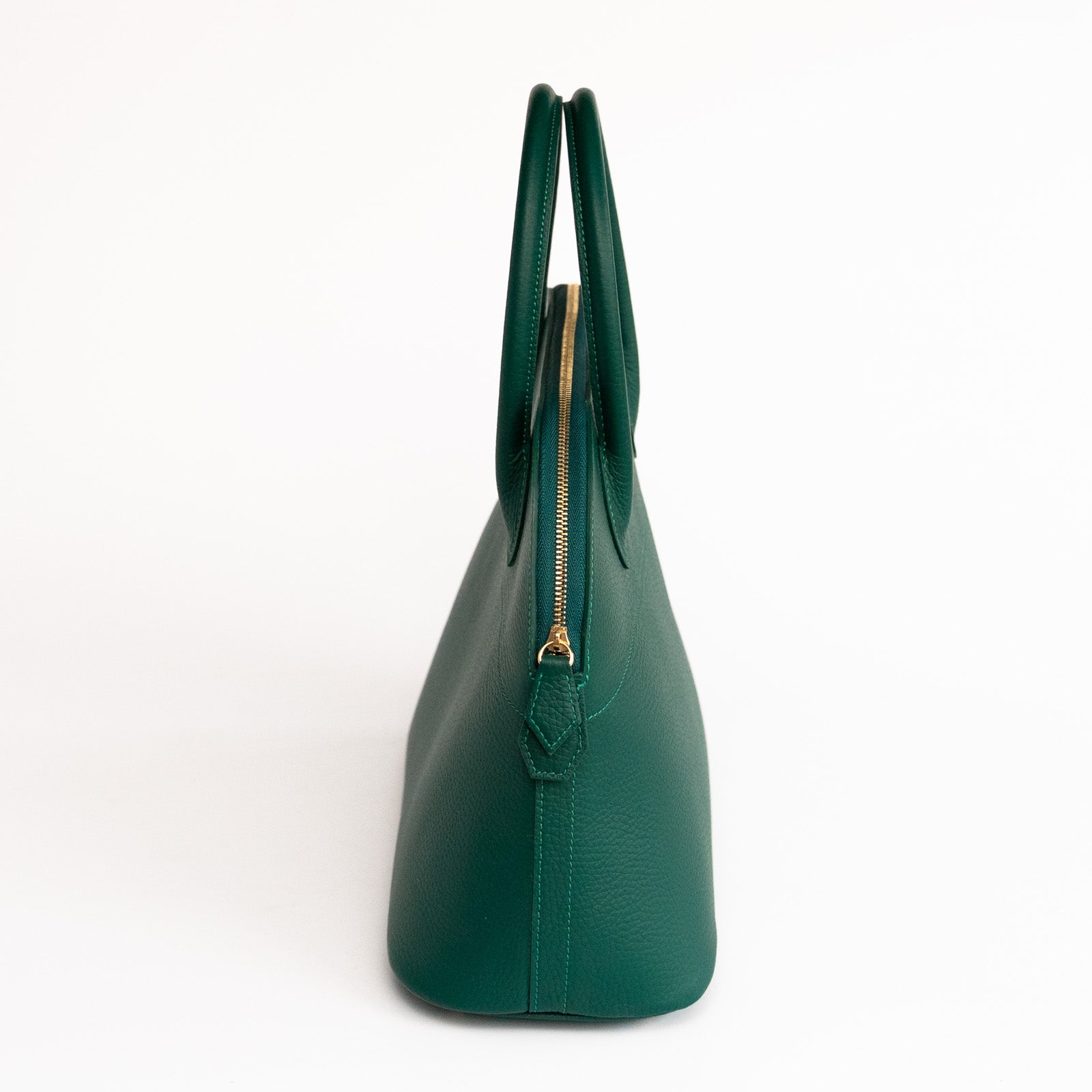 【おつとめ品セール】ハンドバッグ・ルーチェ31 キュイール・マッシュ / エメラルド