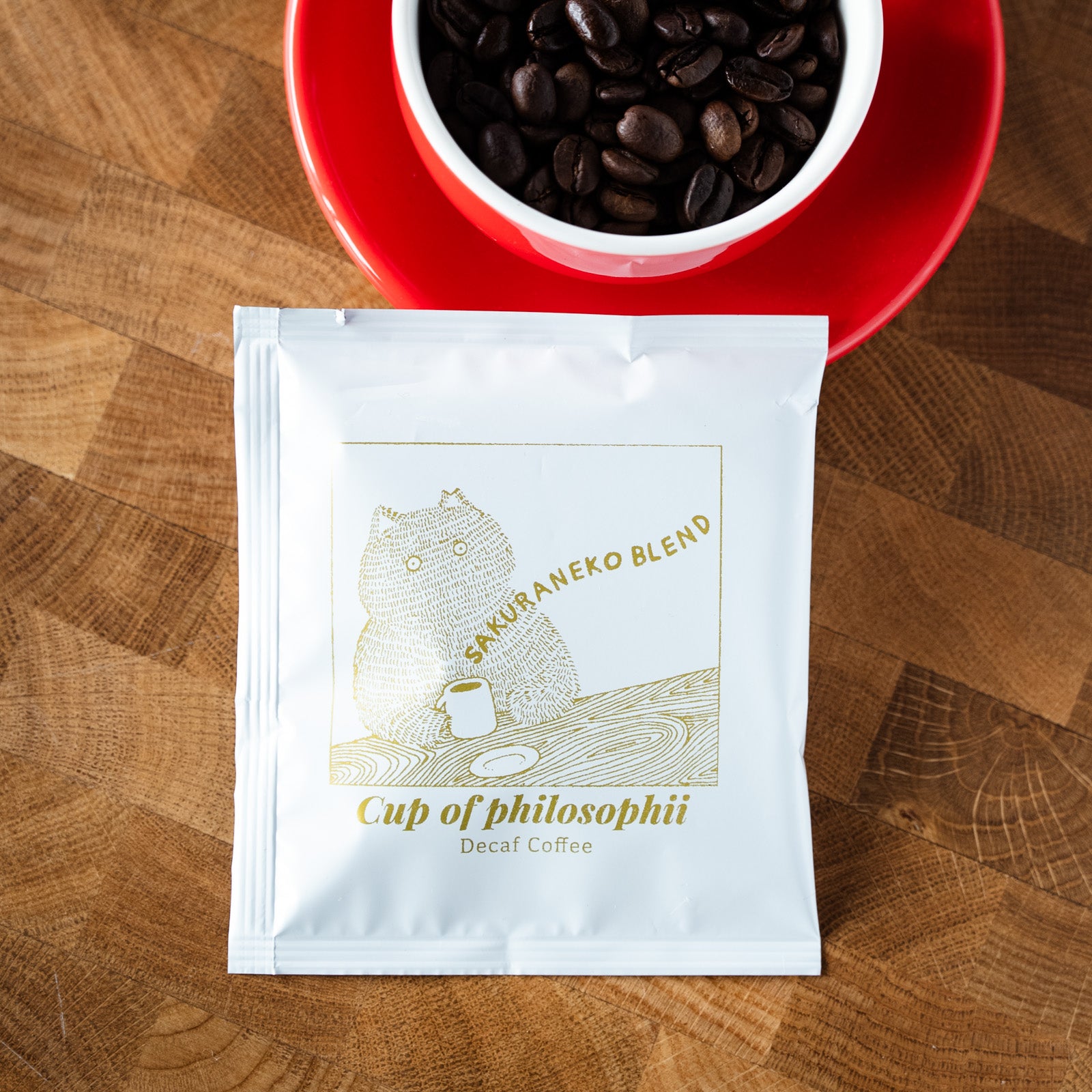 【デカフェ】さくらねこブレンド・自家焙煎コーヒーバッグ6個入り