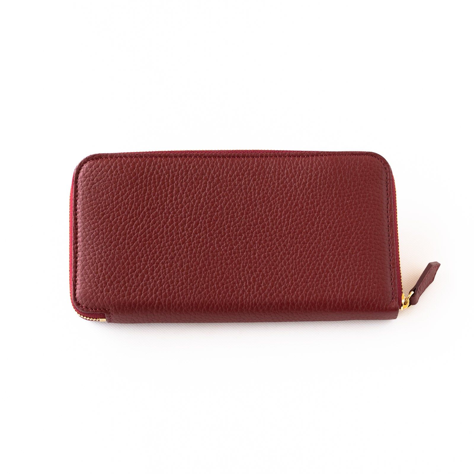 【おつとめ品セール】ラウンドファスナー長財布カード12枚タイプ トリヨンクレマンス/ルージュアッシュ