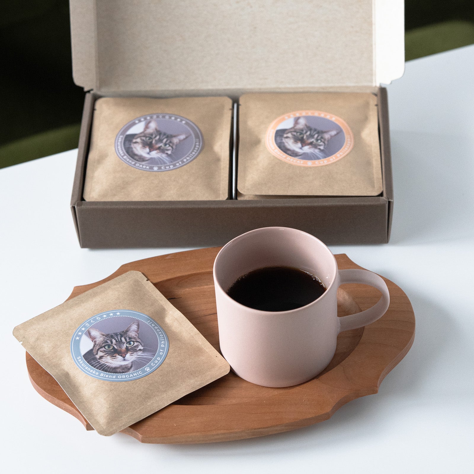 【うちのこカフェ】写真プリント自家焙煎コーヒードリップバッグ10個入り