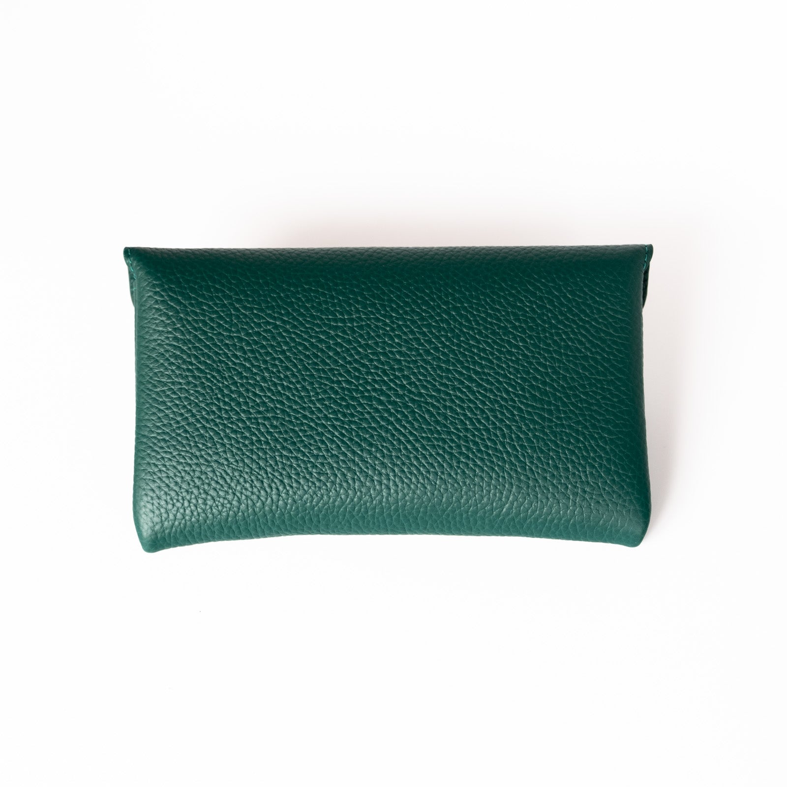 【受注生産】フラップウォレット フルール・ロング キュイール・マッシュ/エメラルド