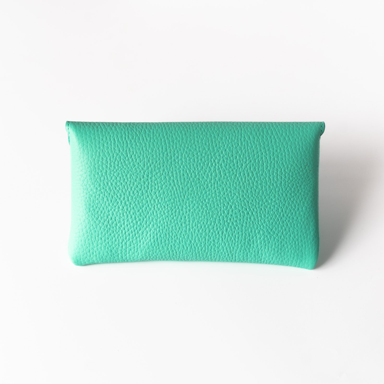 【受注生産】フラップウォレット フルール・ロング キュイール・マッシュ/ブルードラジェ