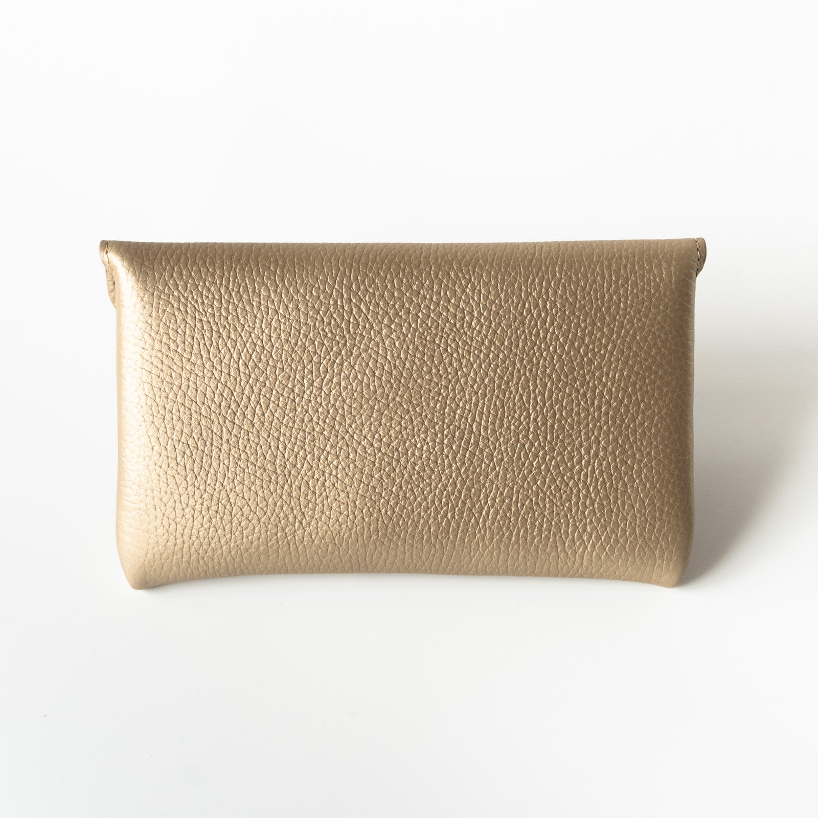 Made to order: Flap Wallet Fleur Longue Cuir Mash / Champagne Gold