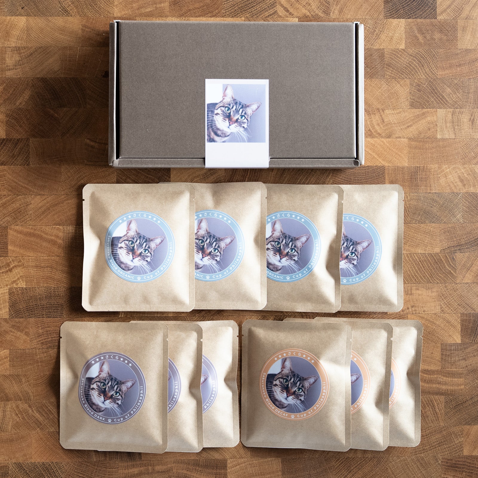 【うちのこカフェ】写真プリント自家焙煎コーヒードリップバッグ10個入り