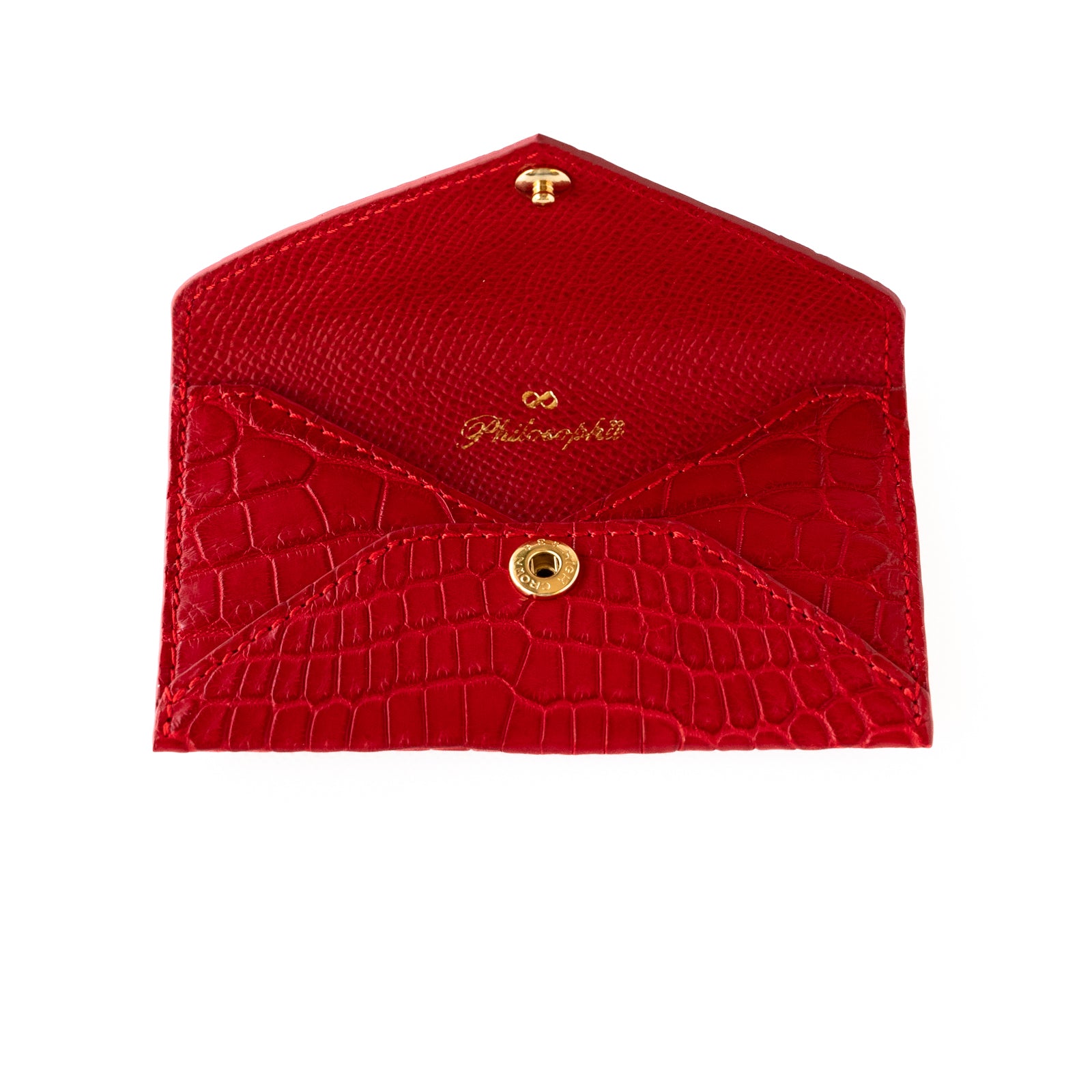 【おつとめ品セール】エンべロープカードケース クロコダイル