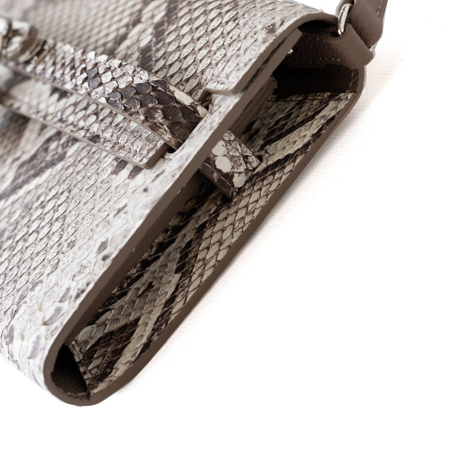 【おつとめ品セール】クロシェ ショルダーウォレット パイソン