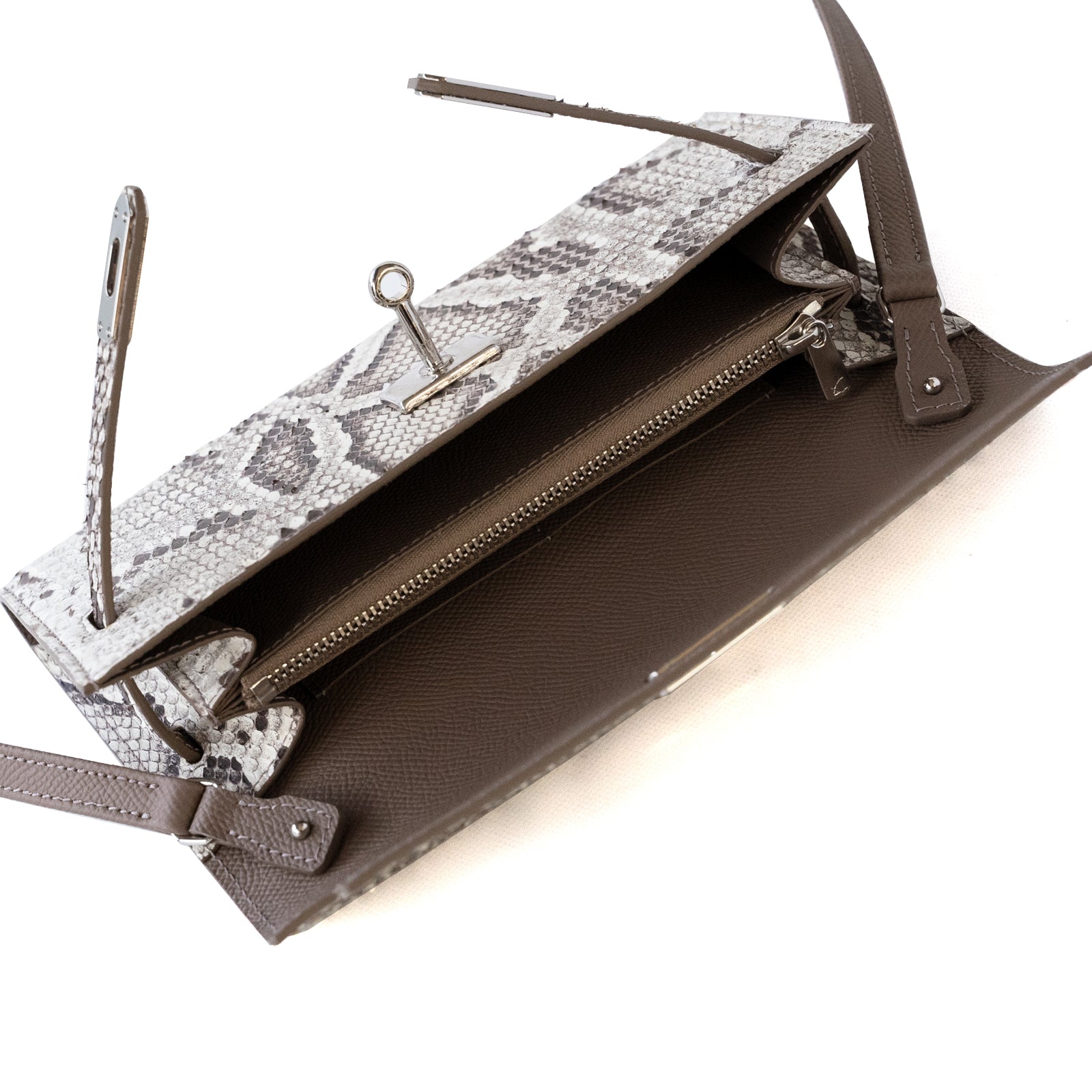 【おつとめ品セール】クロシェ ショルダーウォレット パイソン