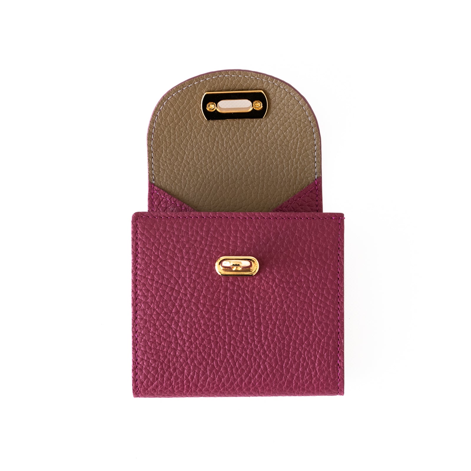 Bi-fold wallet "Ecre" / Taurillon Clemence