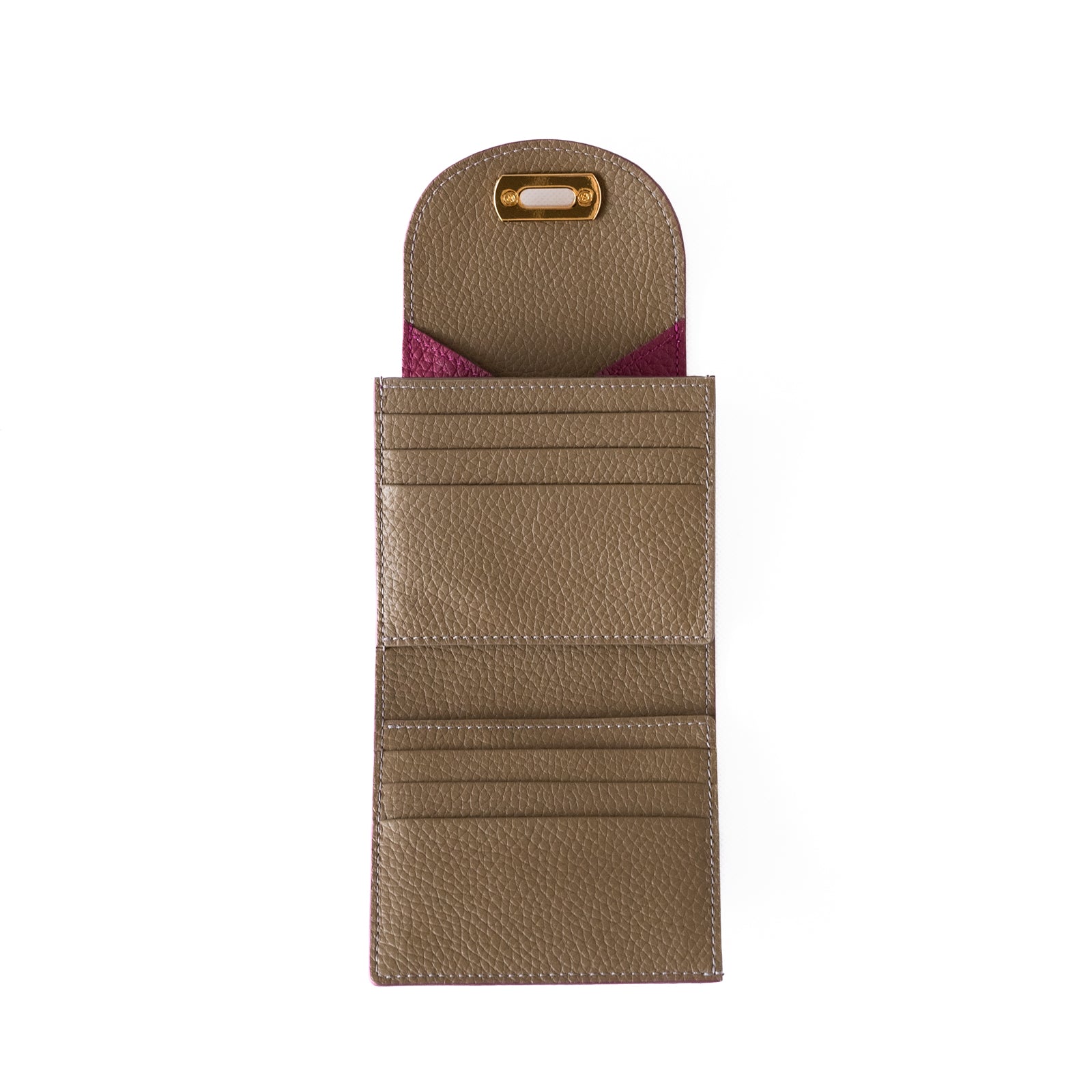 Bi-fold wallet "Ecre" / Taurillon Clemence