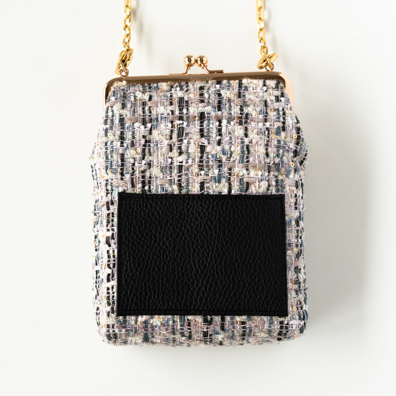 Tweed pouch pochette