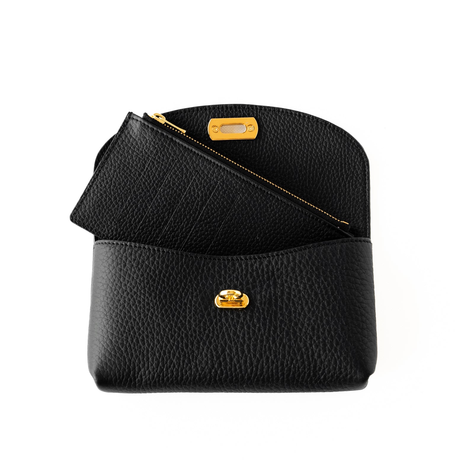 【おつとめ品セール】フラップウォレット・フルール ミリオン トリヨンクレマンス / ブラック