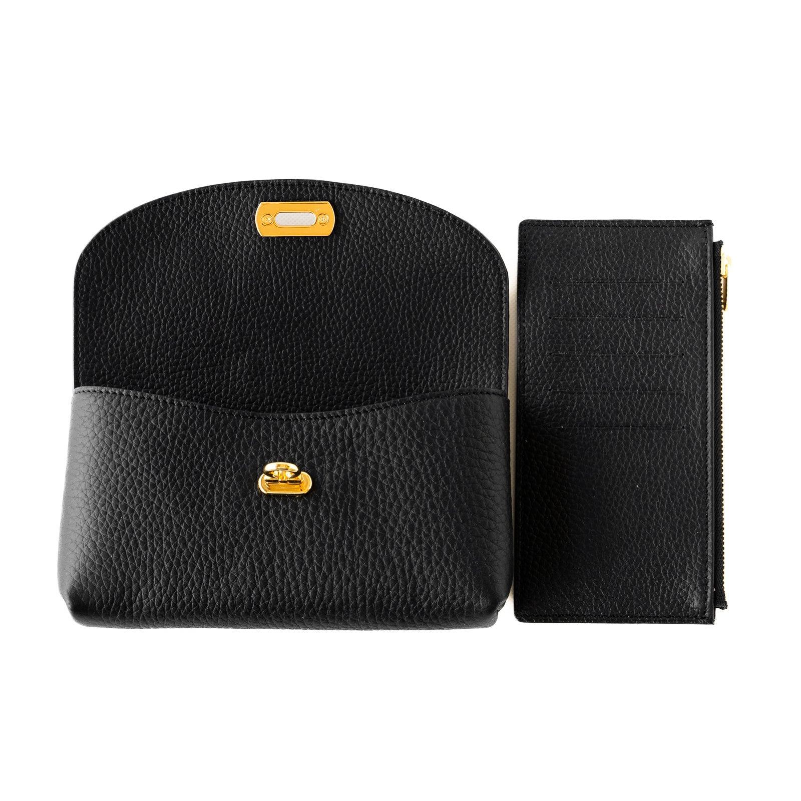 【おつとめ品セール】フラップウォレット・フルール ミリオン トリヨンクレマンス / ブラック